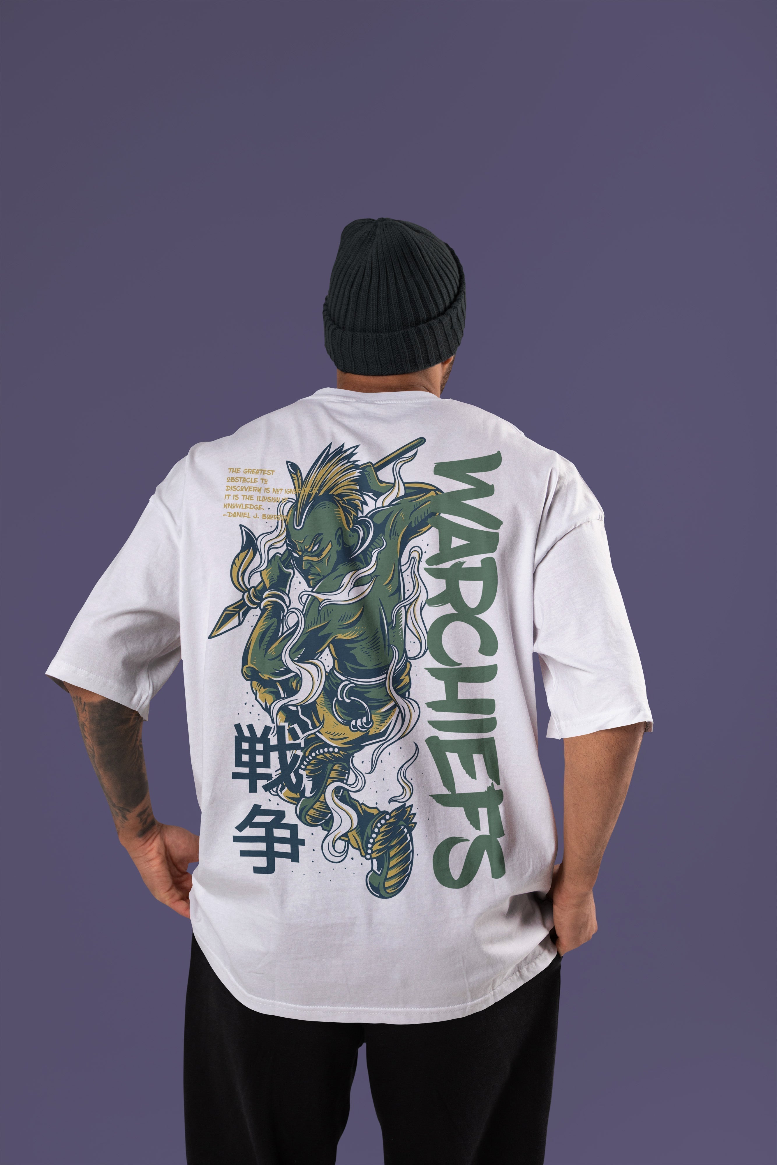 WARCHIEFS Oversize Tshirt (White)