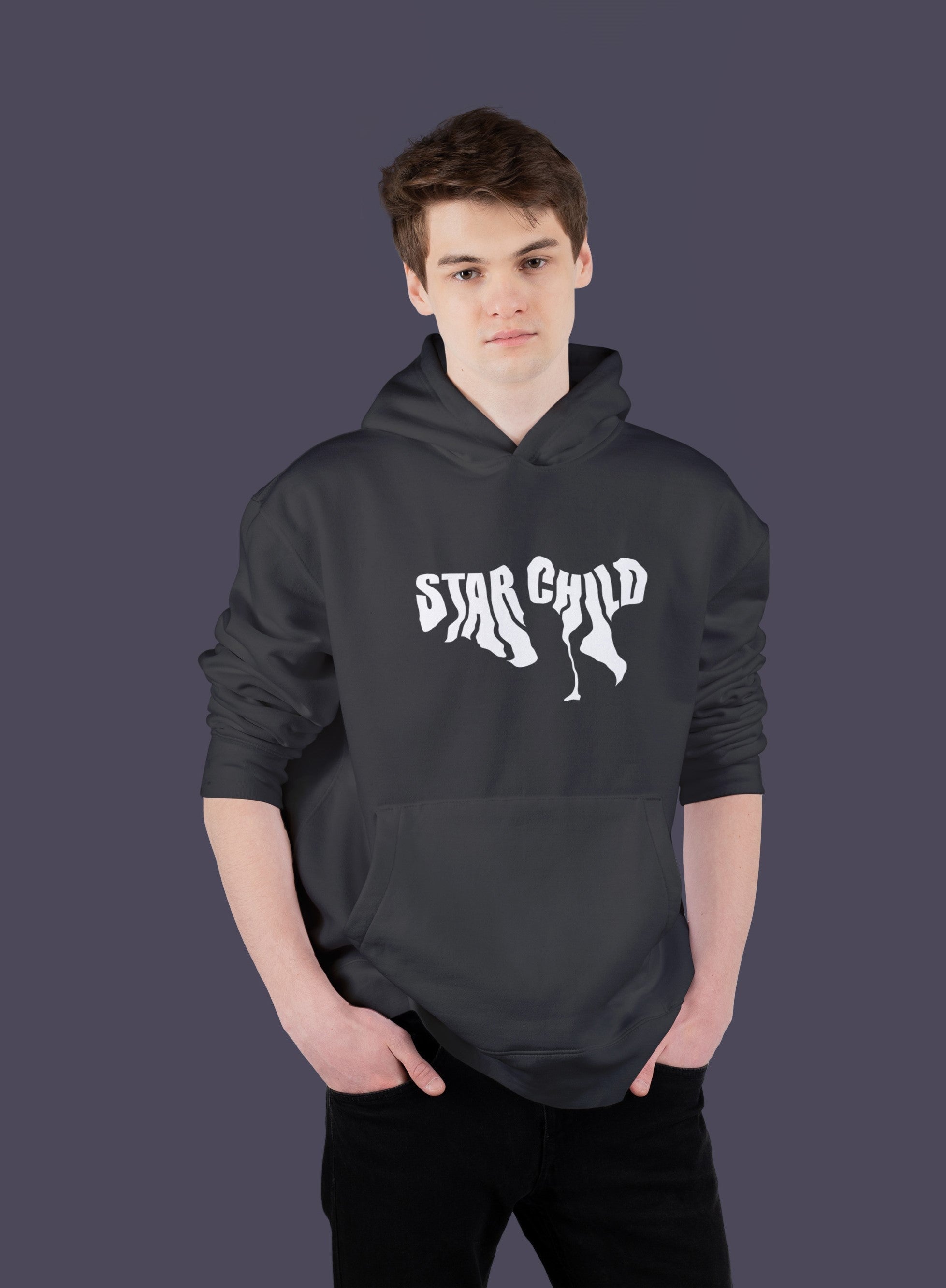 STAR CHILD Oversize Hoodie (Black)