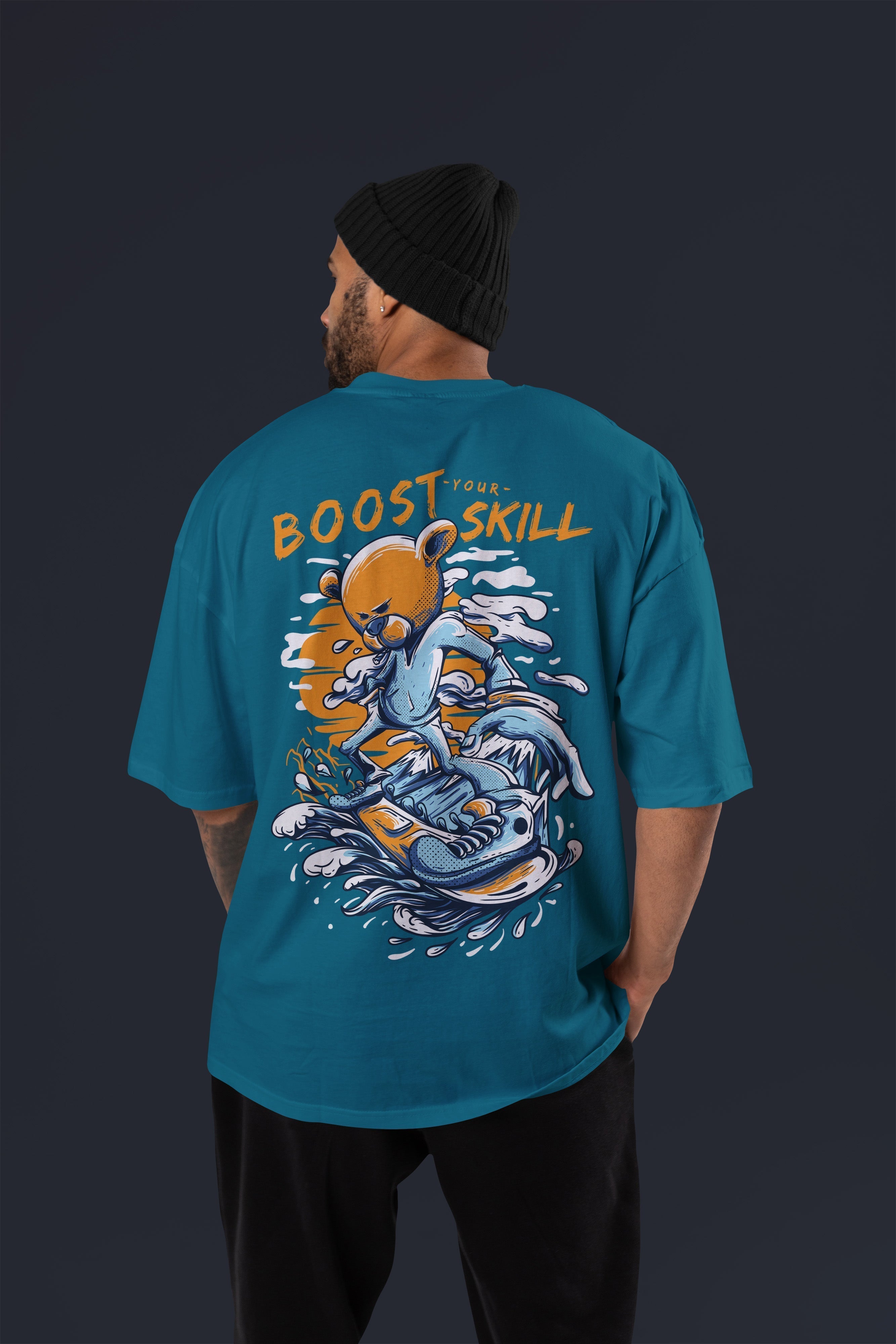 BOOST SKILL Tshirt (Vrystal Teal)