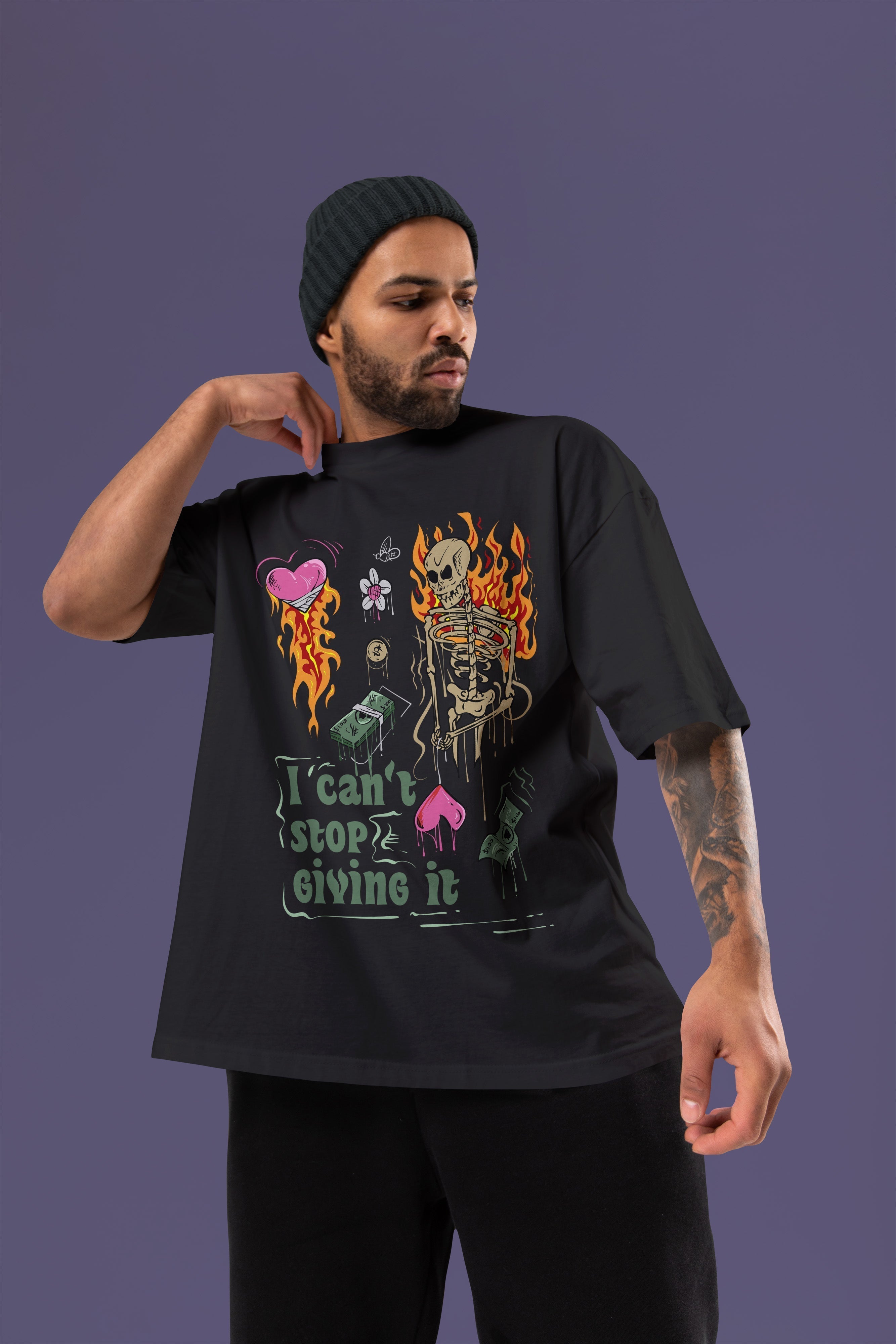 DEADLOVE Oversize Tshirt (Black)