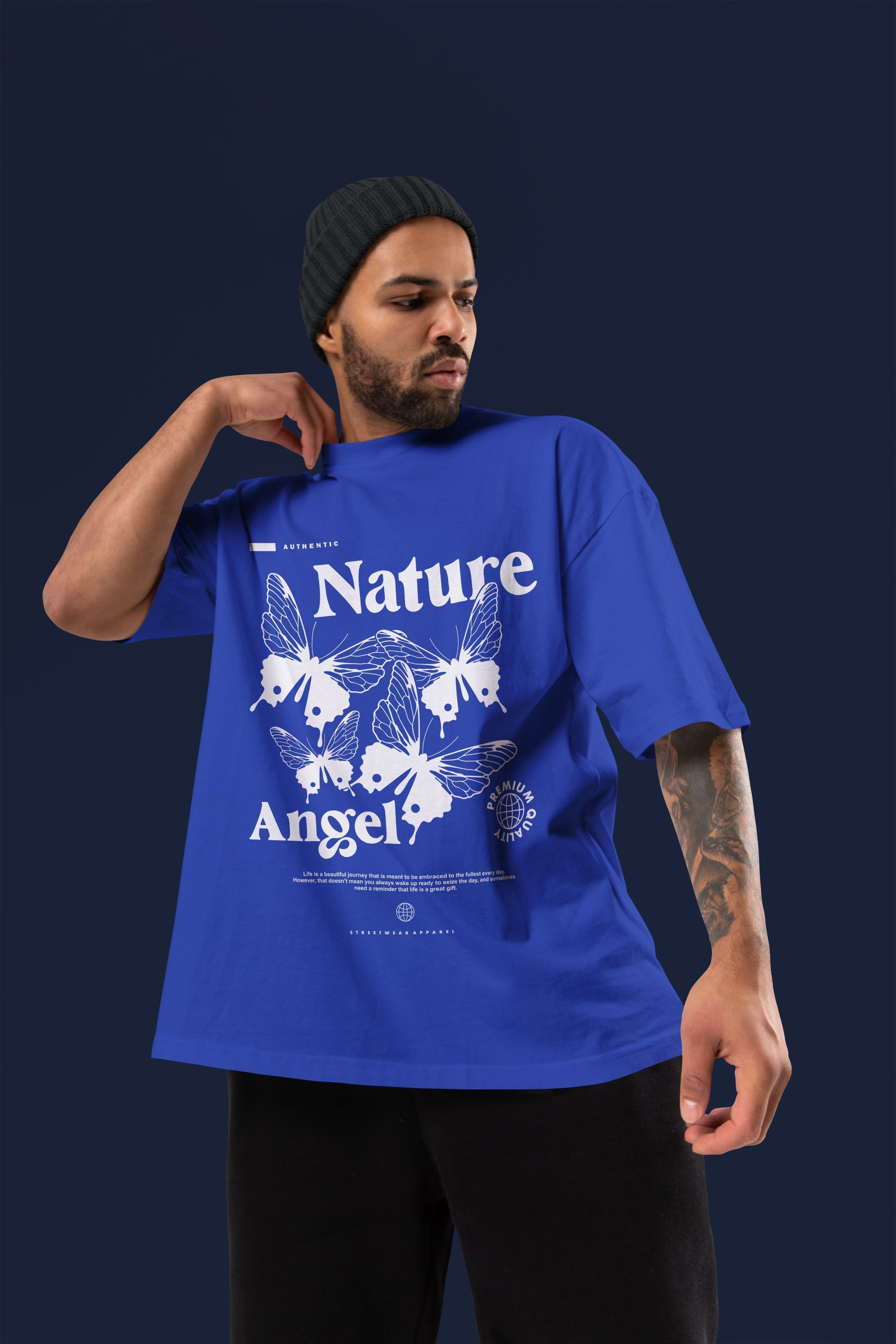 NATURE LOVE Tshirt (Royal Blue)