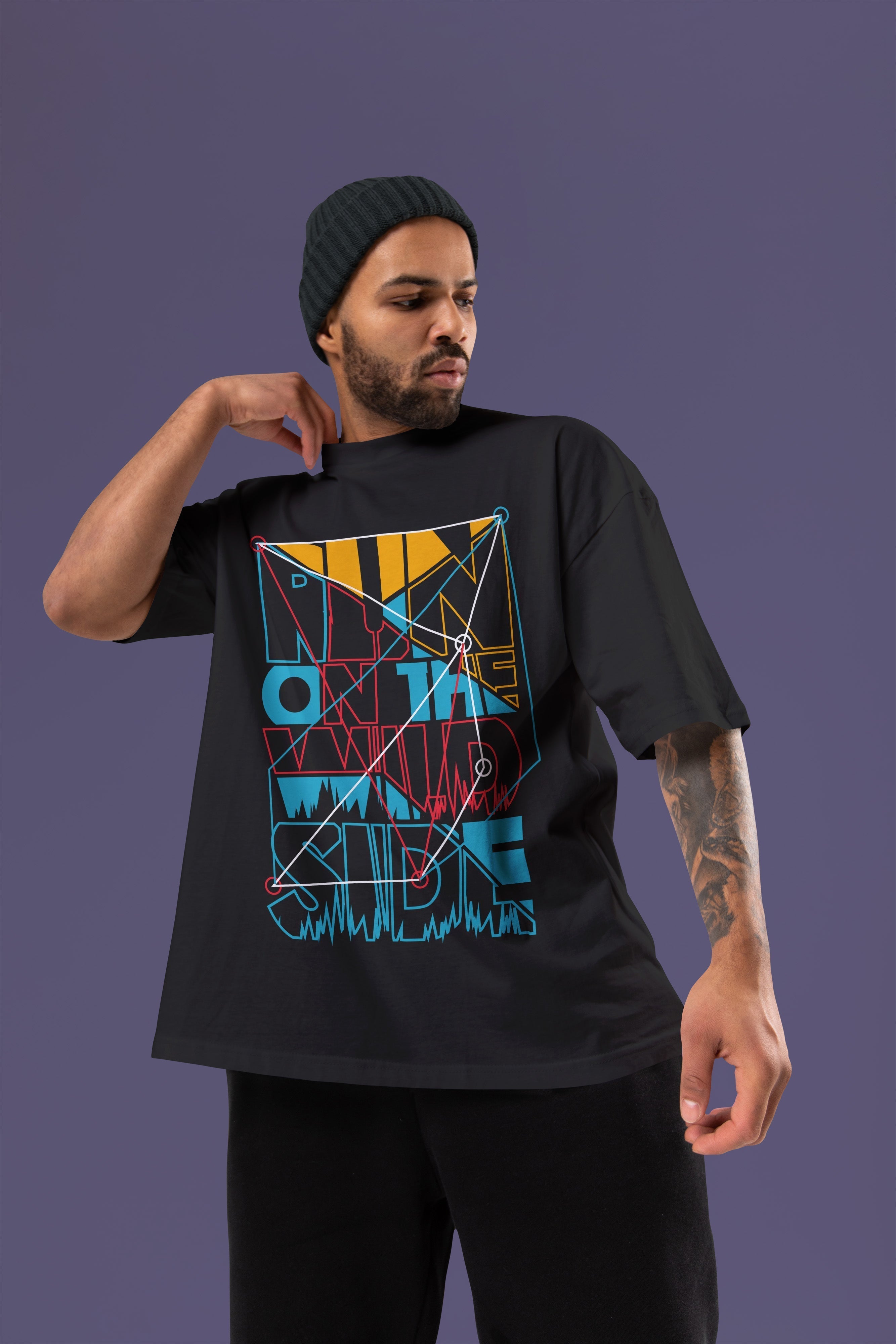 WILD Oversize Tshirt (Black)