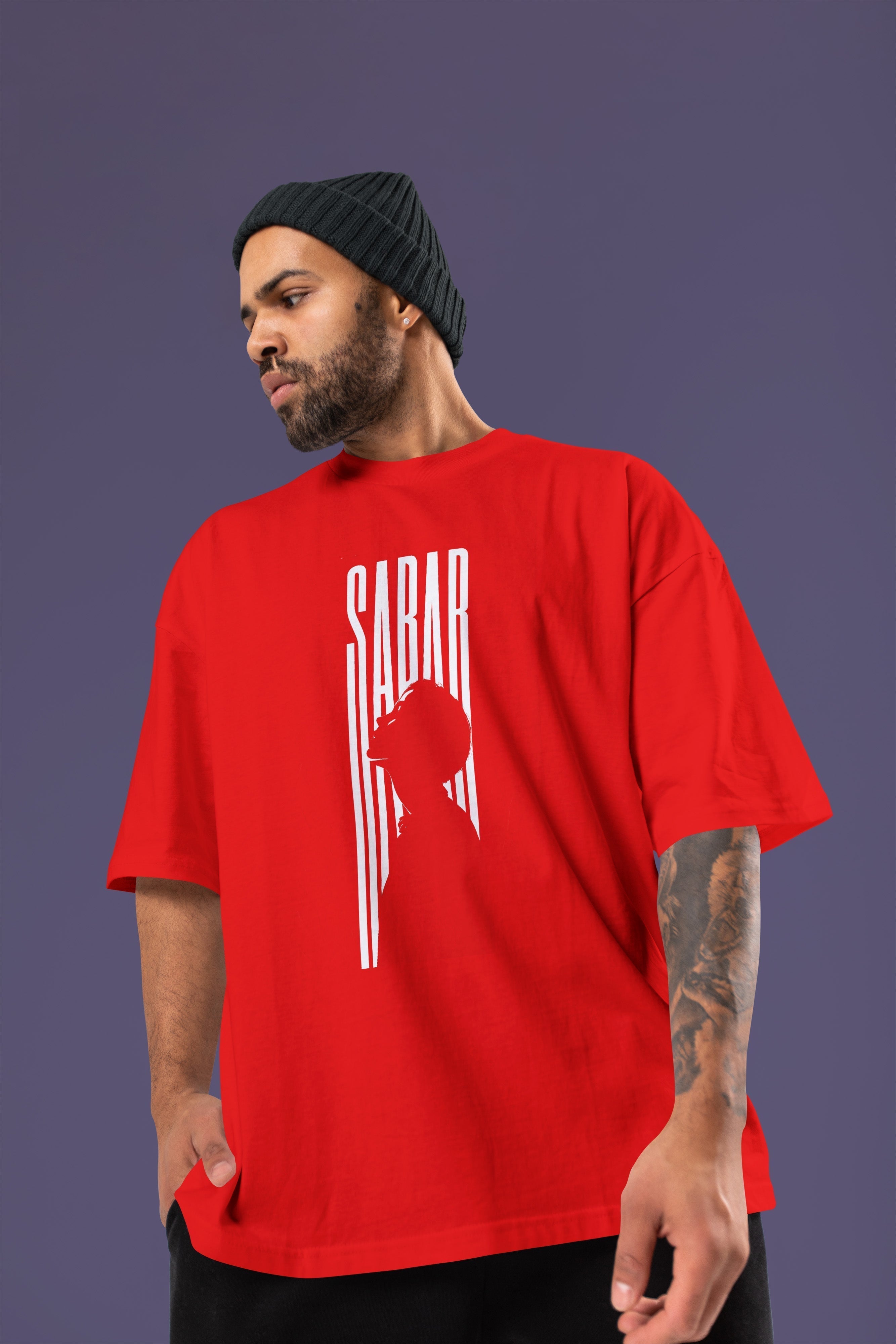 SABAR Oversize Tshirt (Red)
