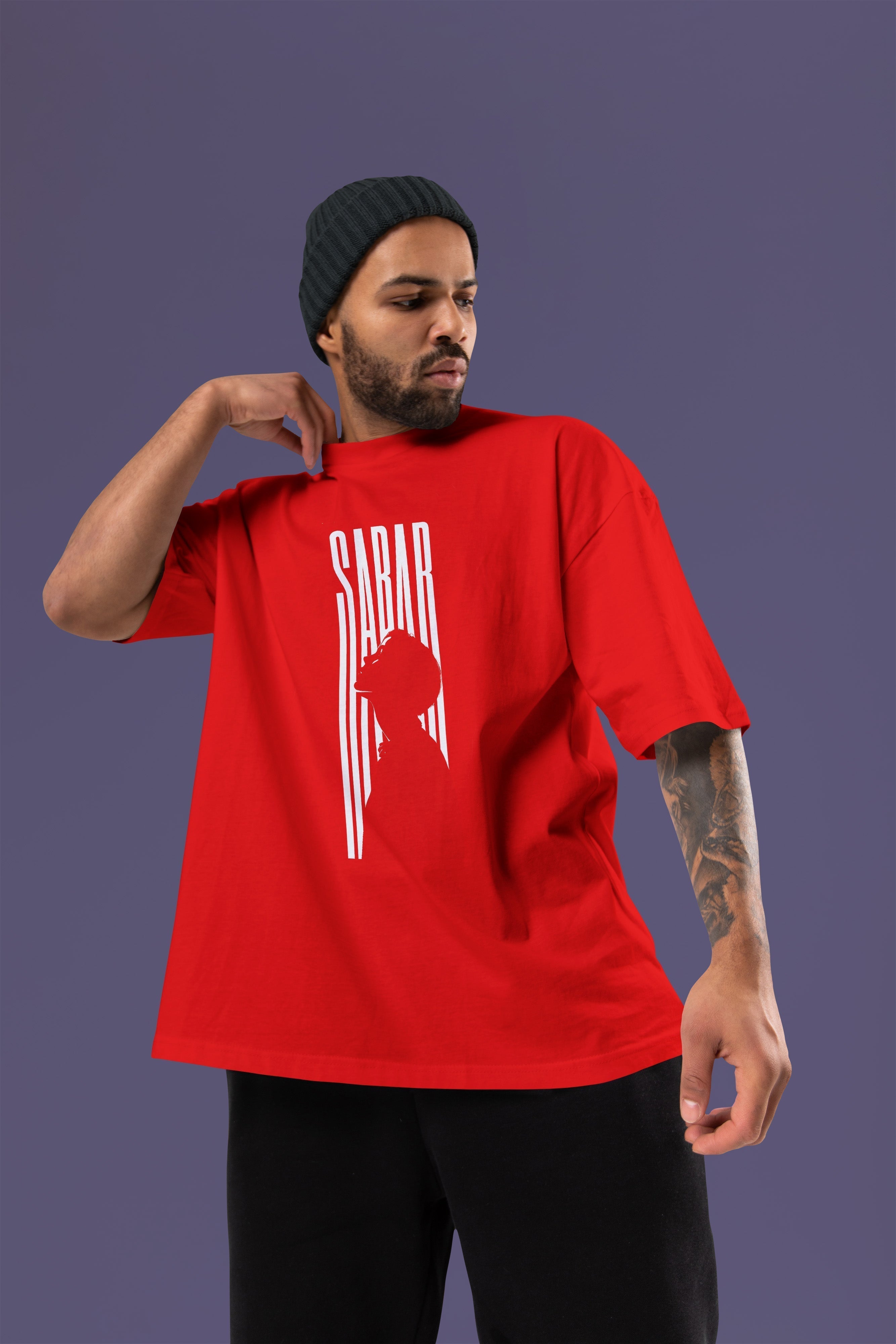 SABAR Oversize Tshirt (Red)