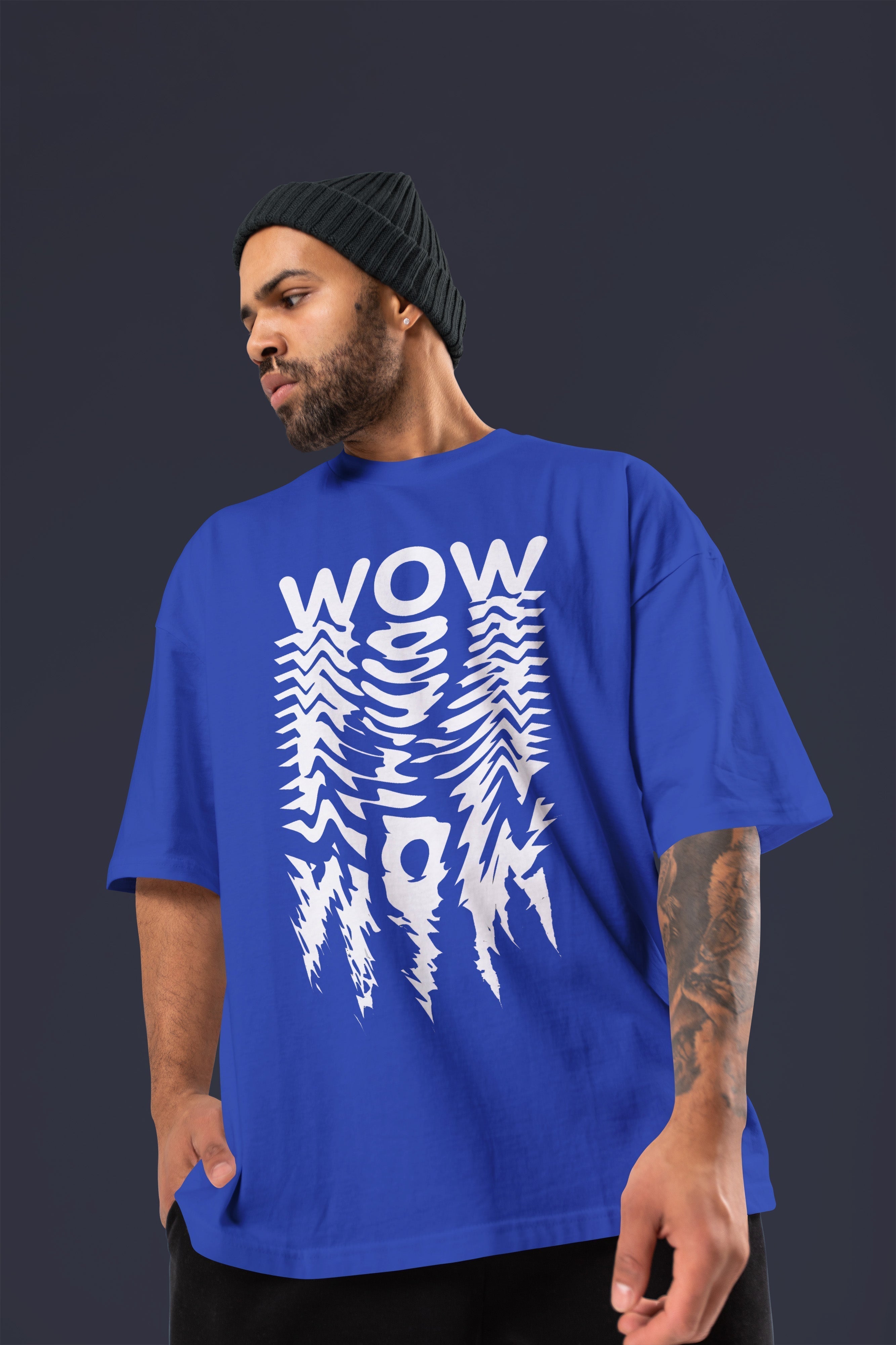 WOW Tshirt (Royal Blue)