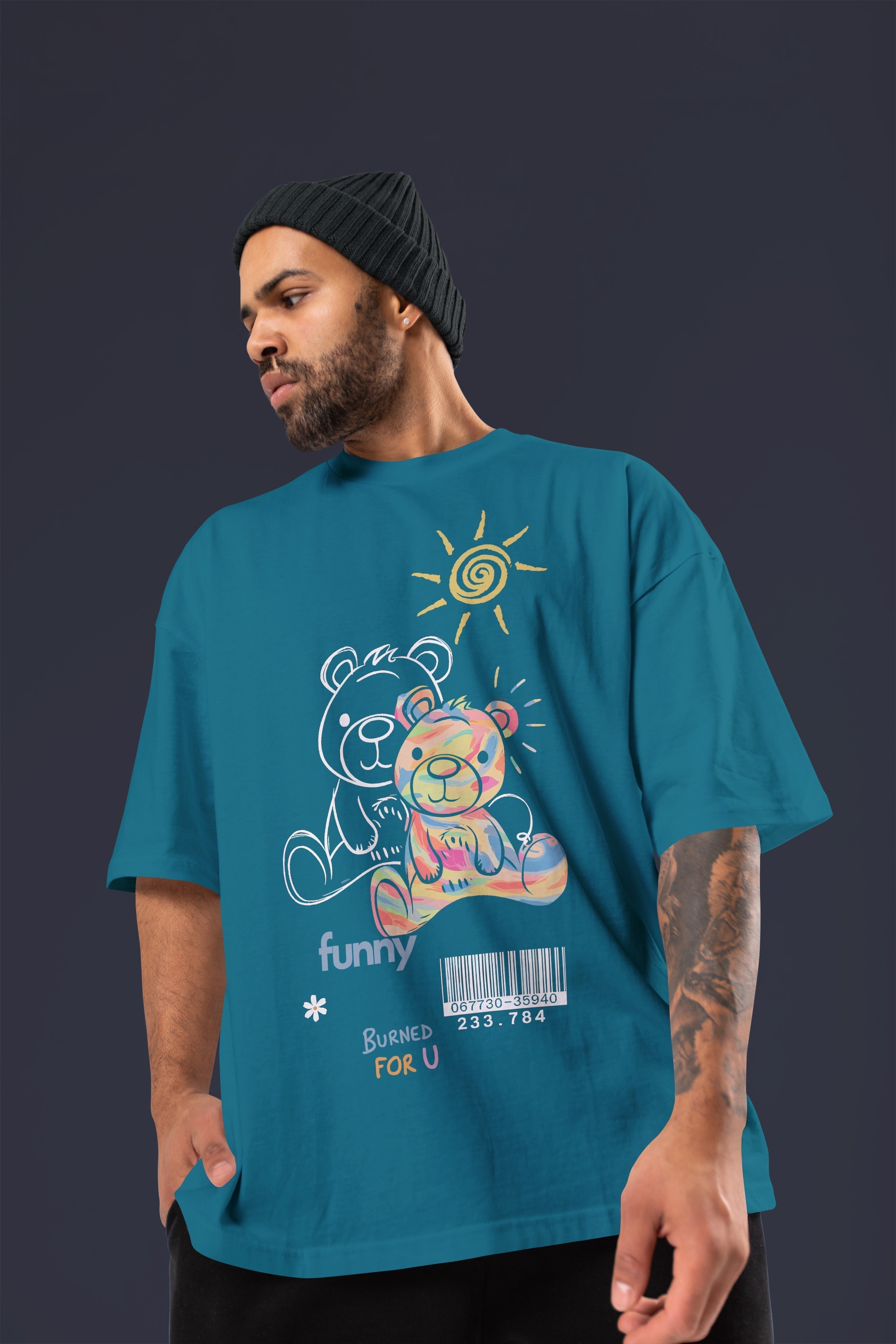 TEDDY Tshirt (Crystal Teal)
