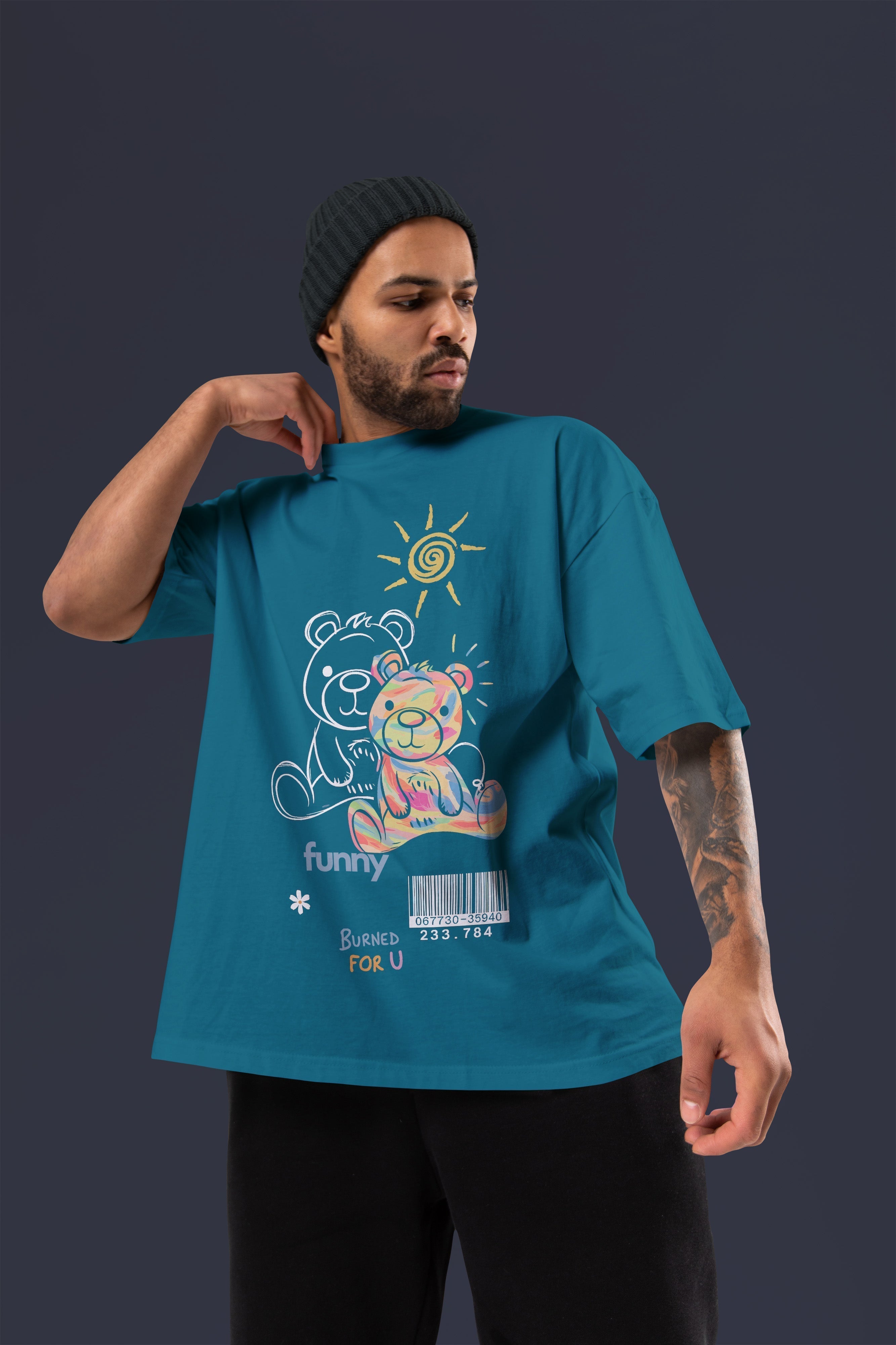 TEDDY Tshirt (Crystal Teal)