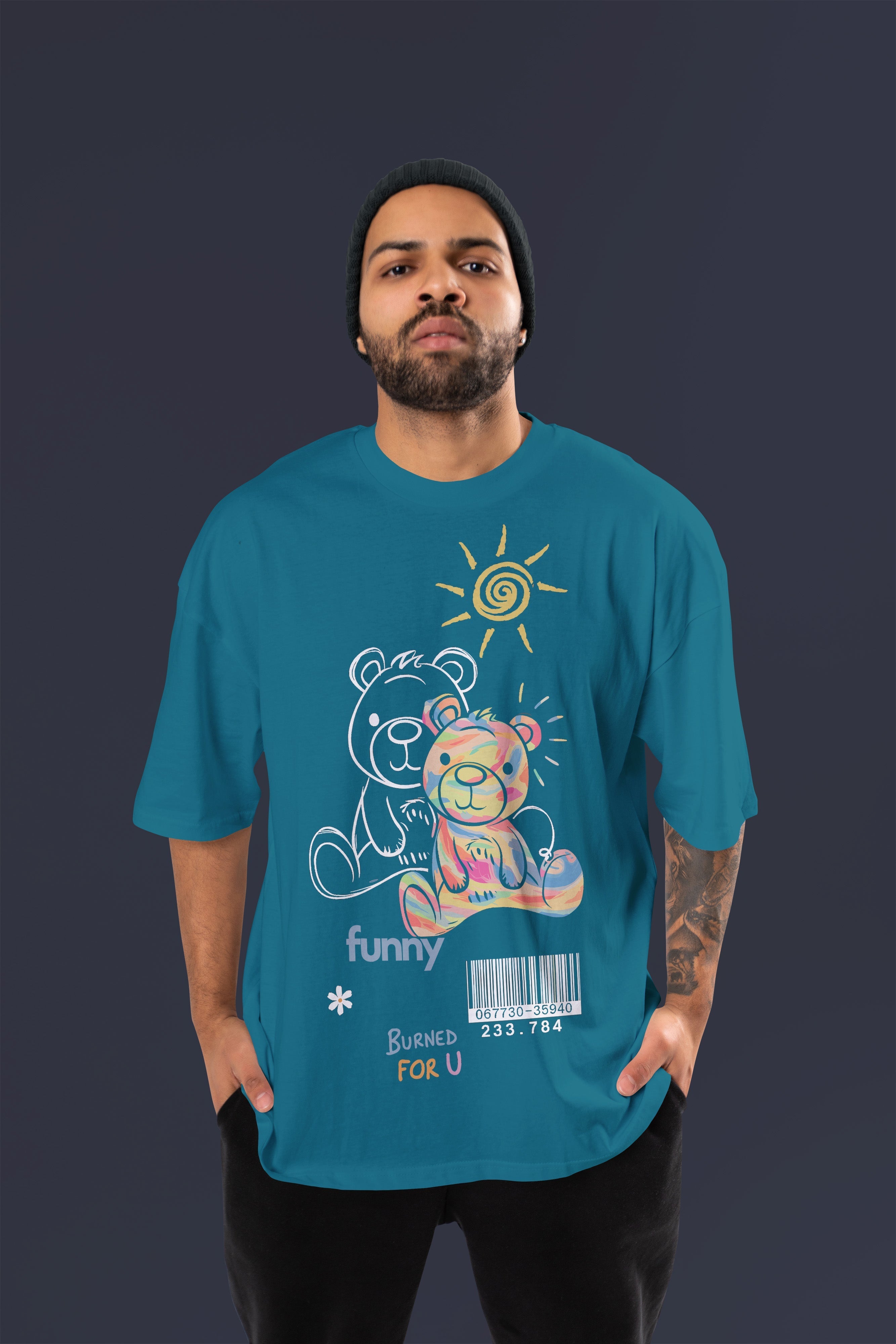 TEDDY Tshirt (Crystal Teal)