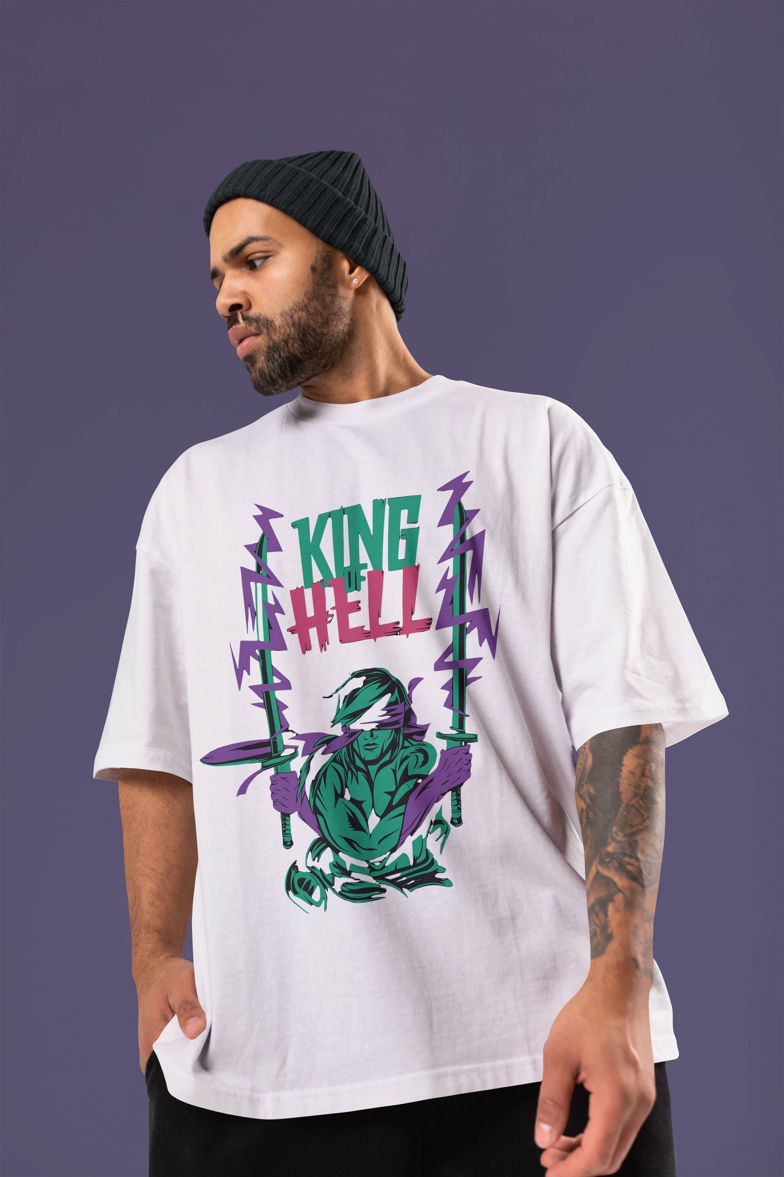 KING OF HELL Tshirt (White)