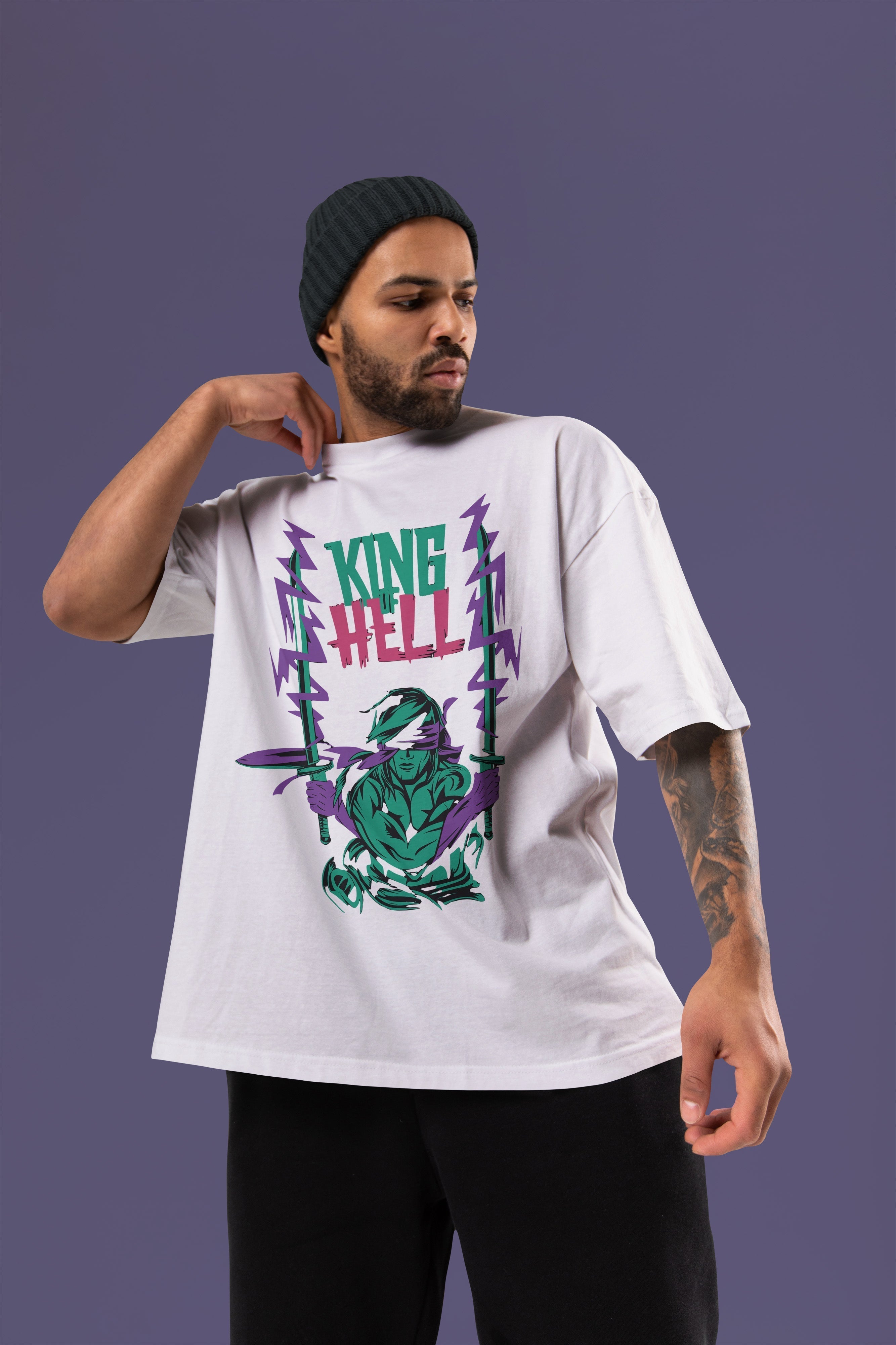 KING OF HELL Tshirt (White)