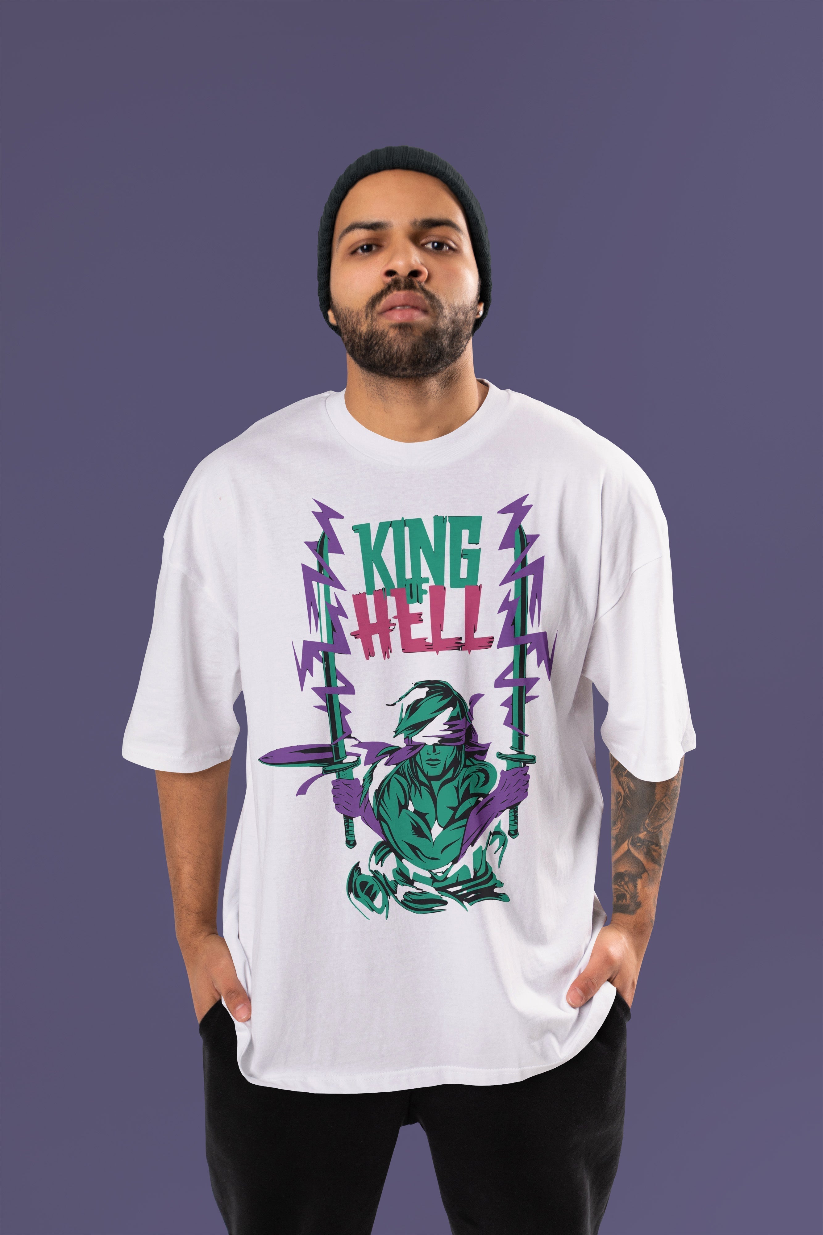 KING OF HELL Tshirt (White)