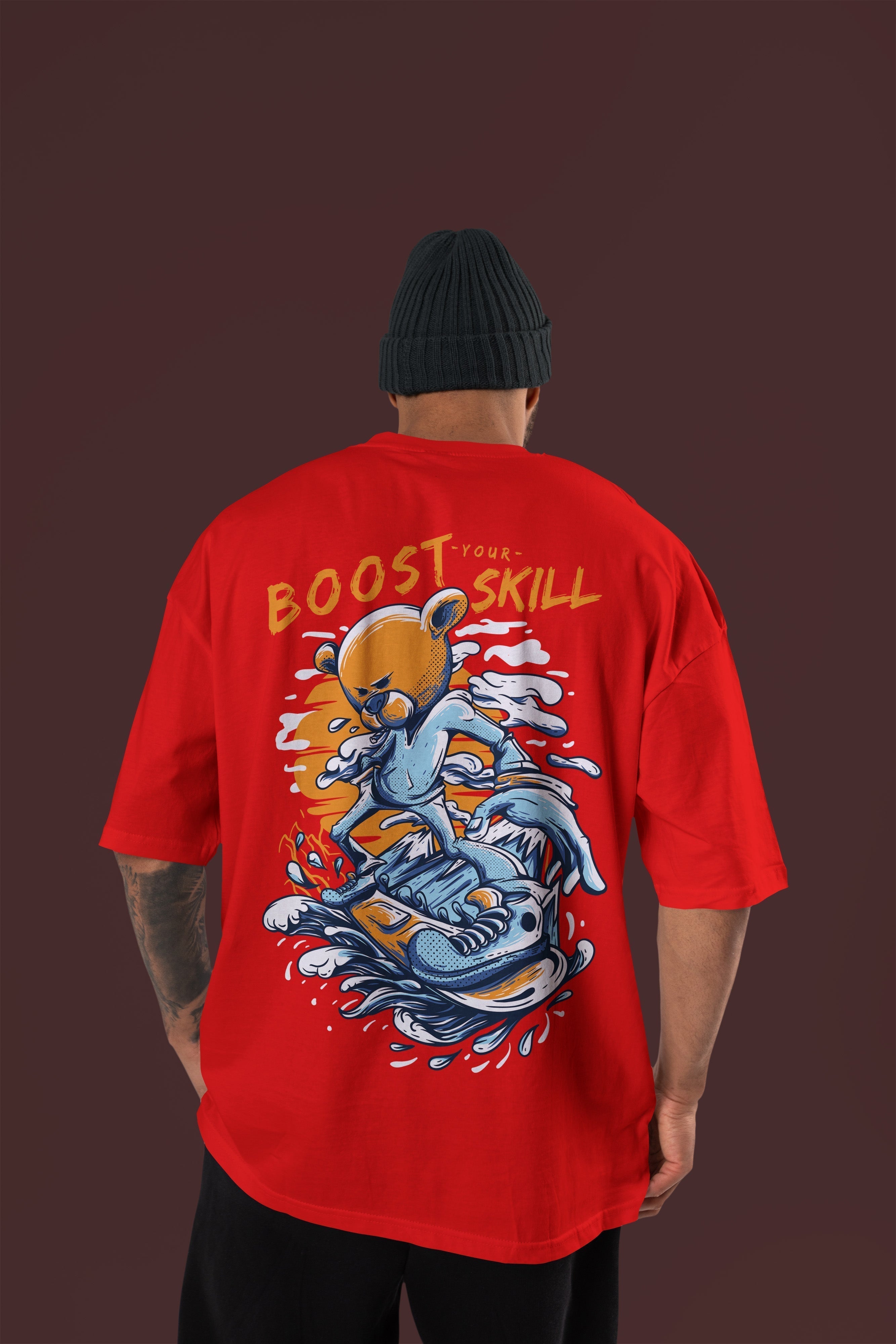 BOOST SKILL Tshirt (Red)