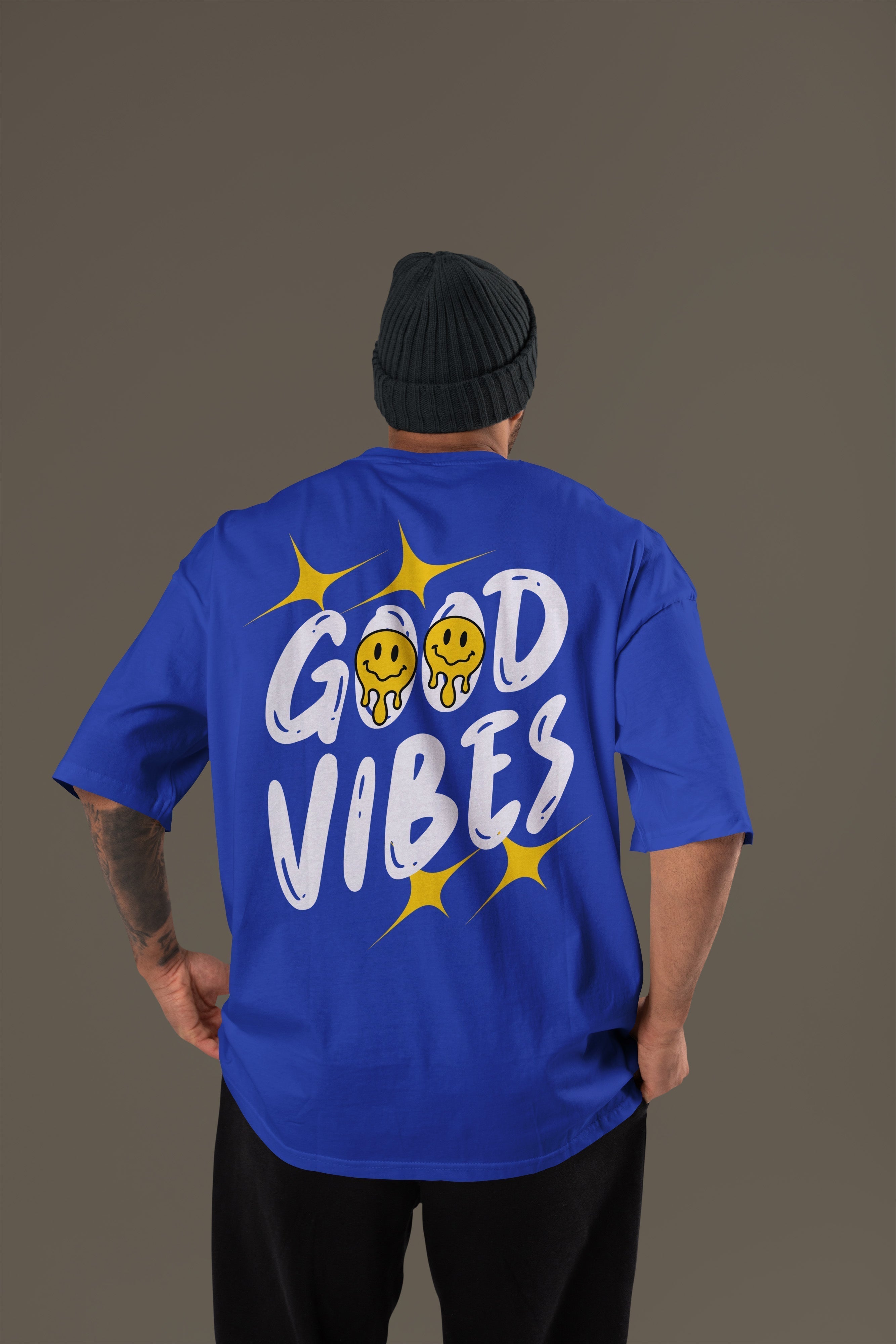 GOOD VIBES Tshirt (Royal Blue)