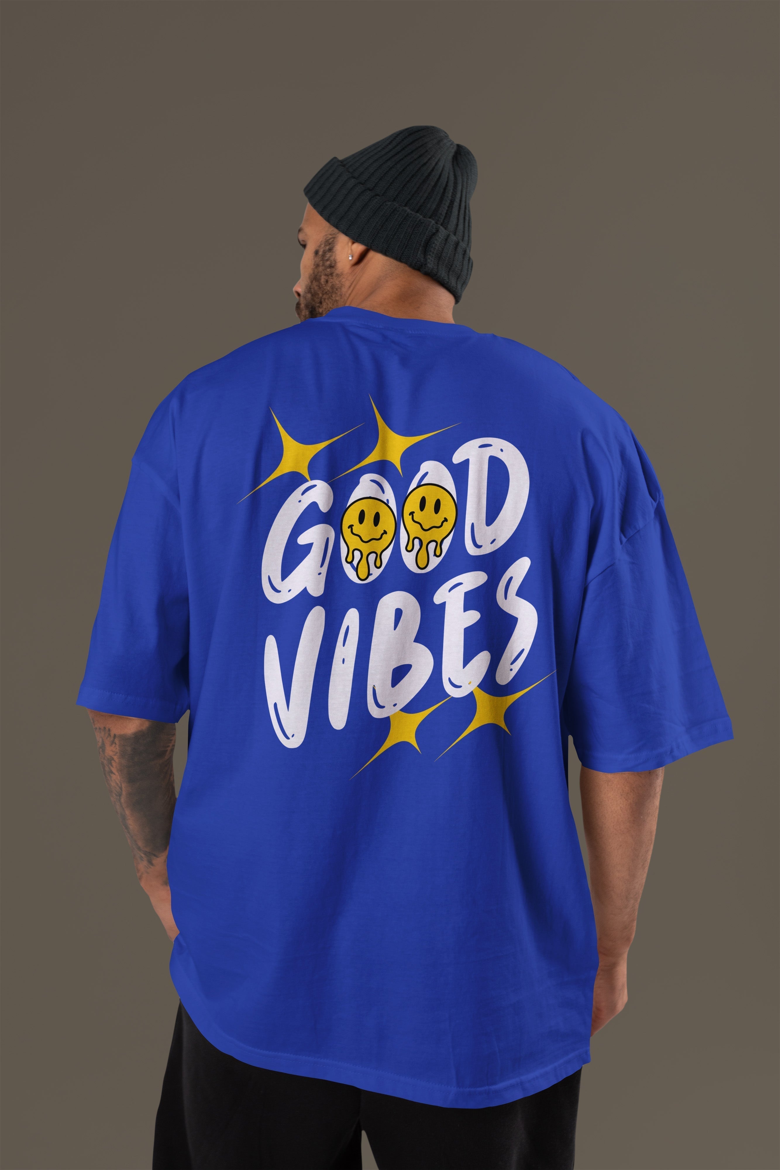 GOOD VIBES Tshirt (Royal Blue)