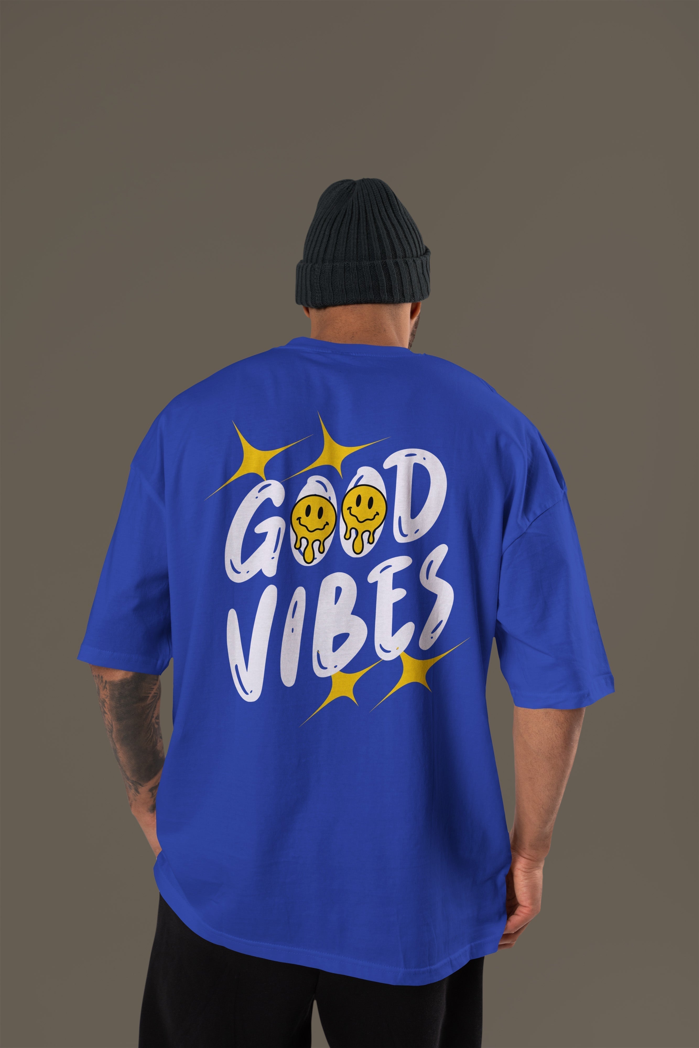GOOD VIBES Tshirt (Royal Blue)