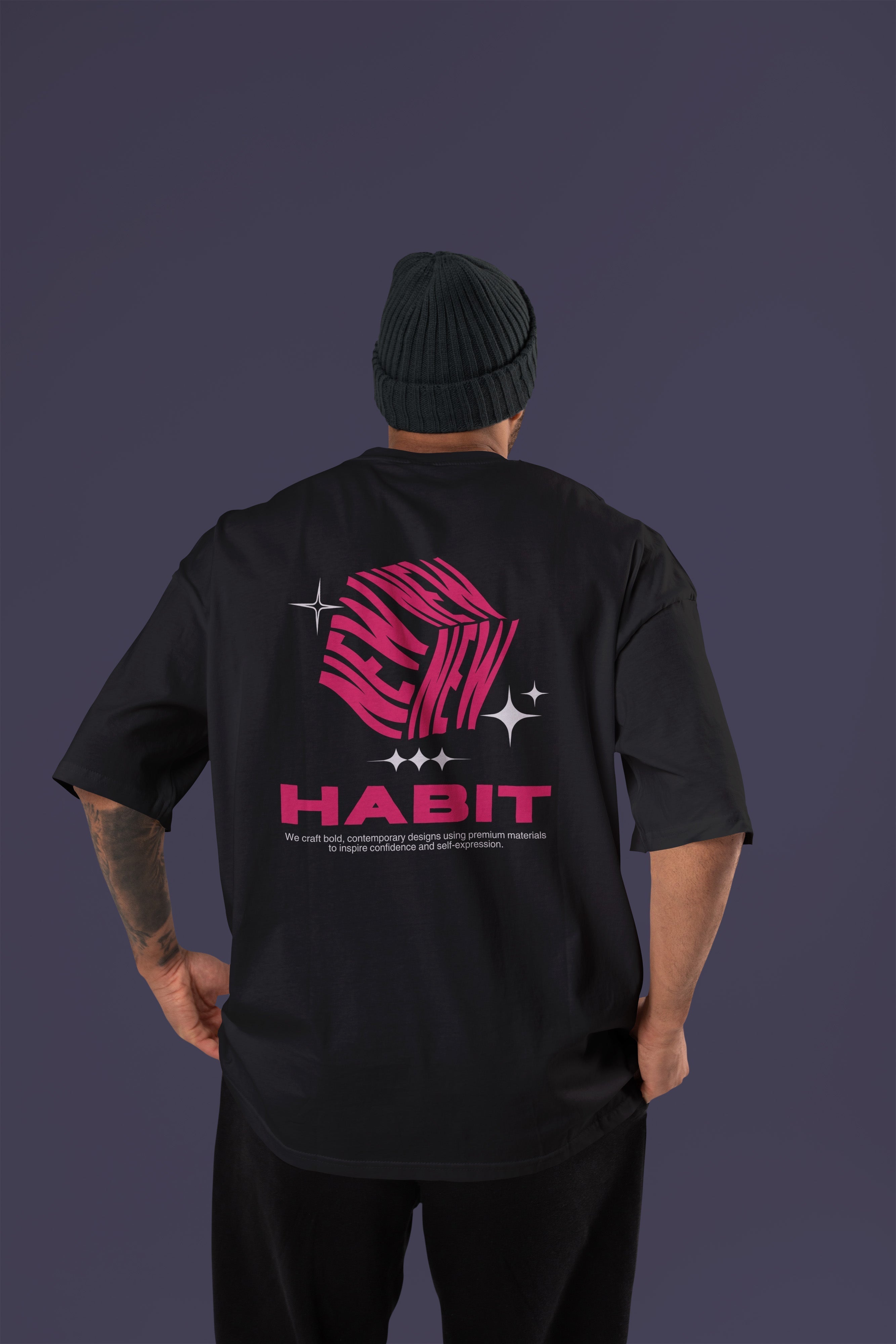 HABIT Oversize Tshirt (Black)