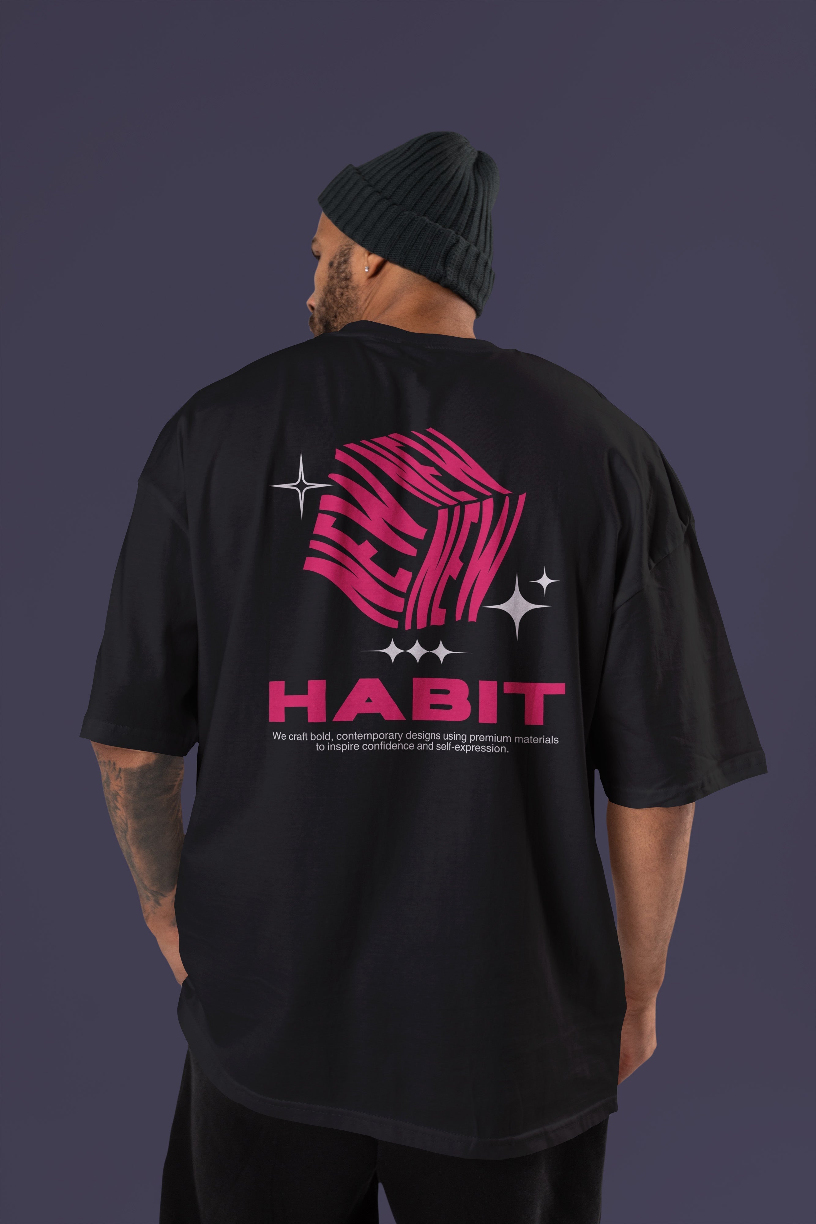 HABIT Oversize Tshirt (Black)