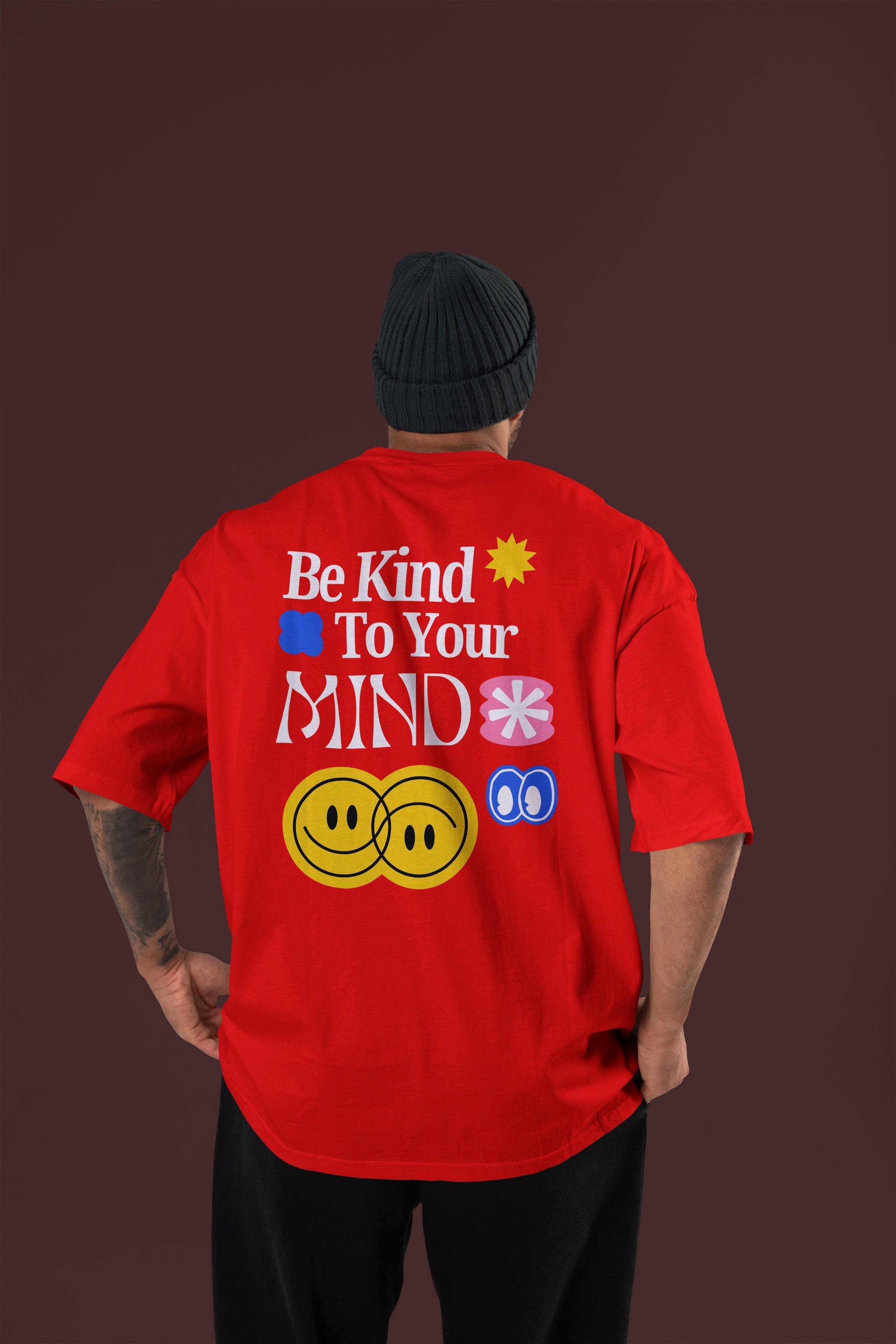 MIND Oversize Tshirt (Red)