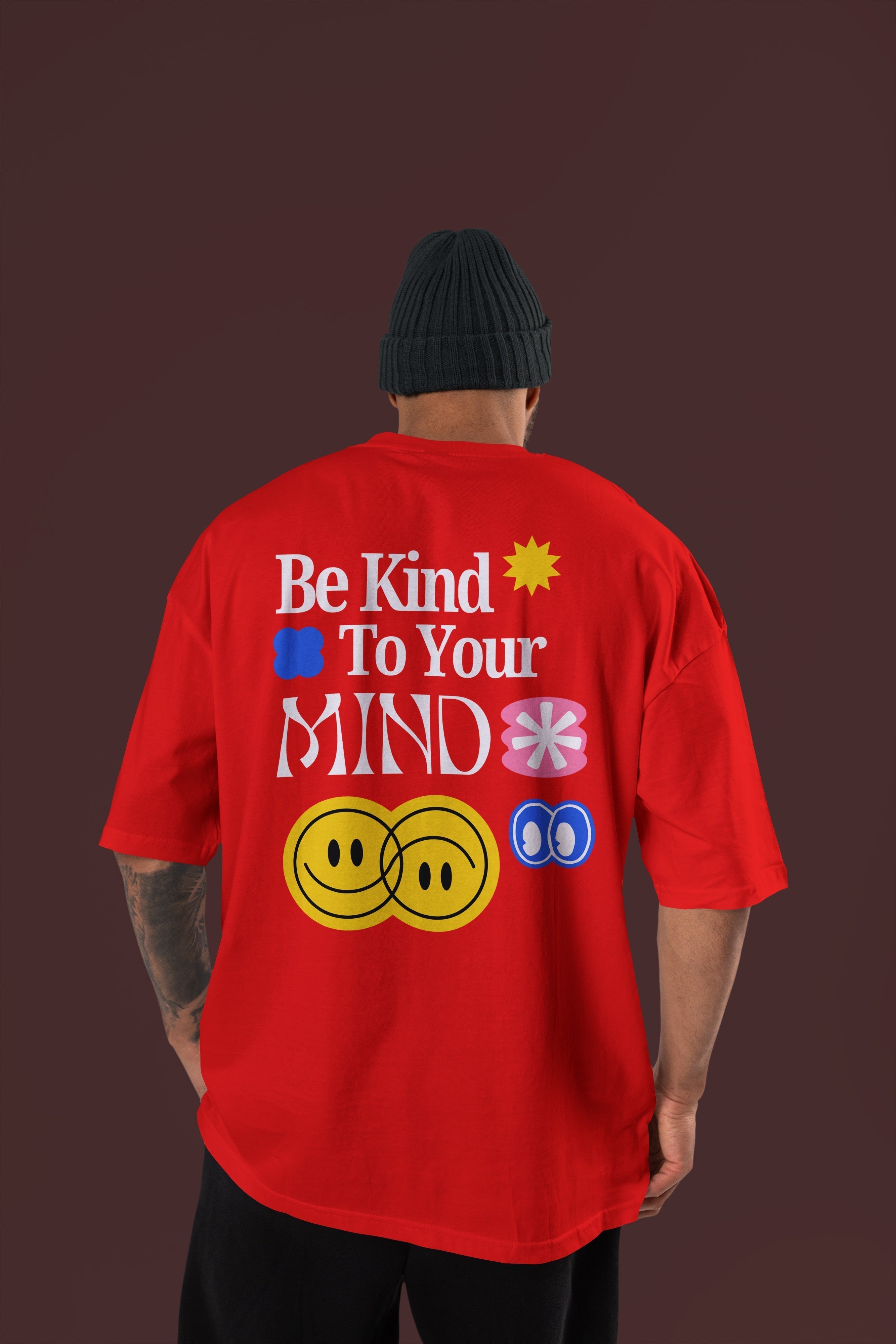 MIND Oversize Tshirt (Red)