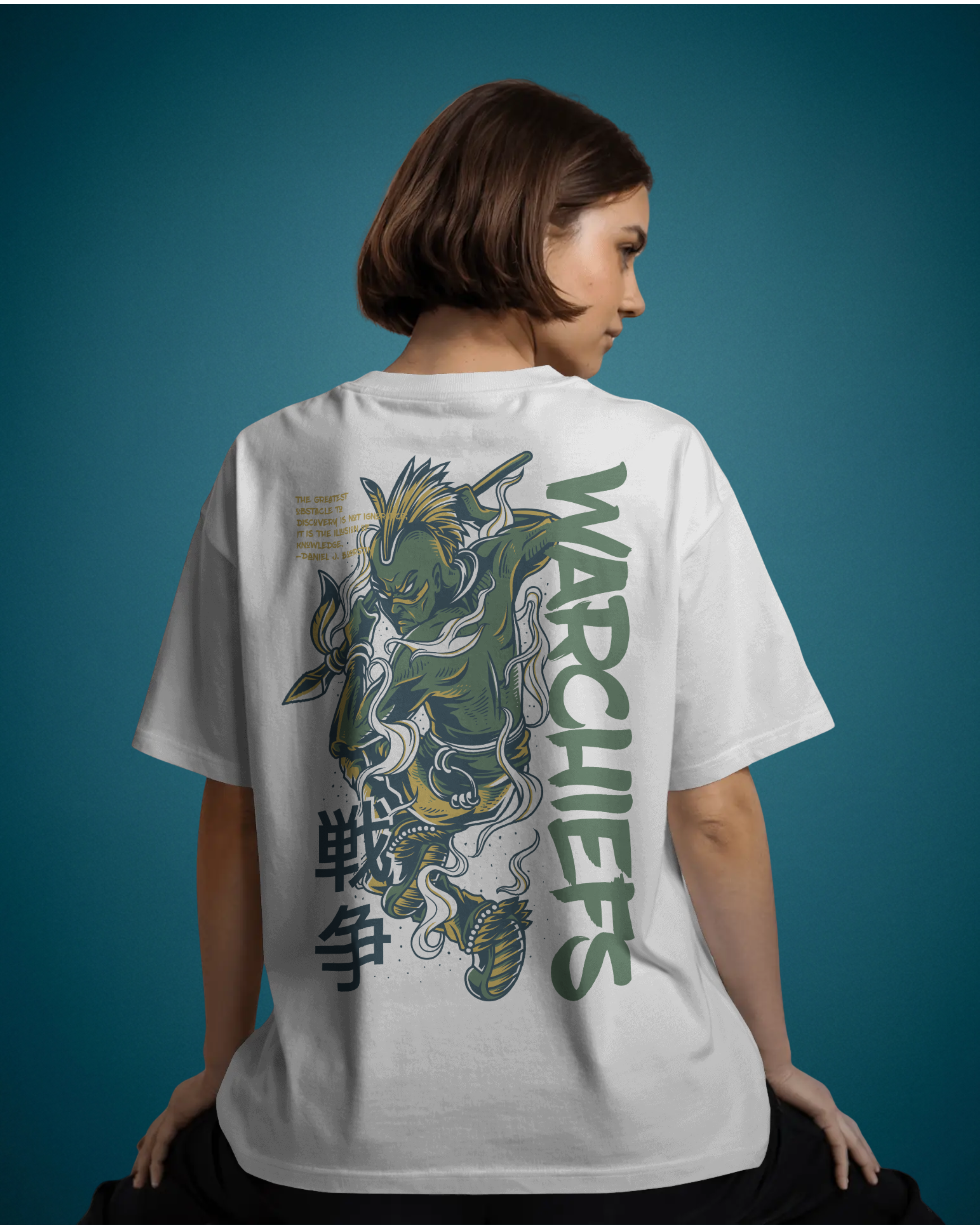 WARCHIEFS Oversize Tshirt (White)