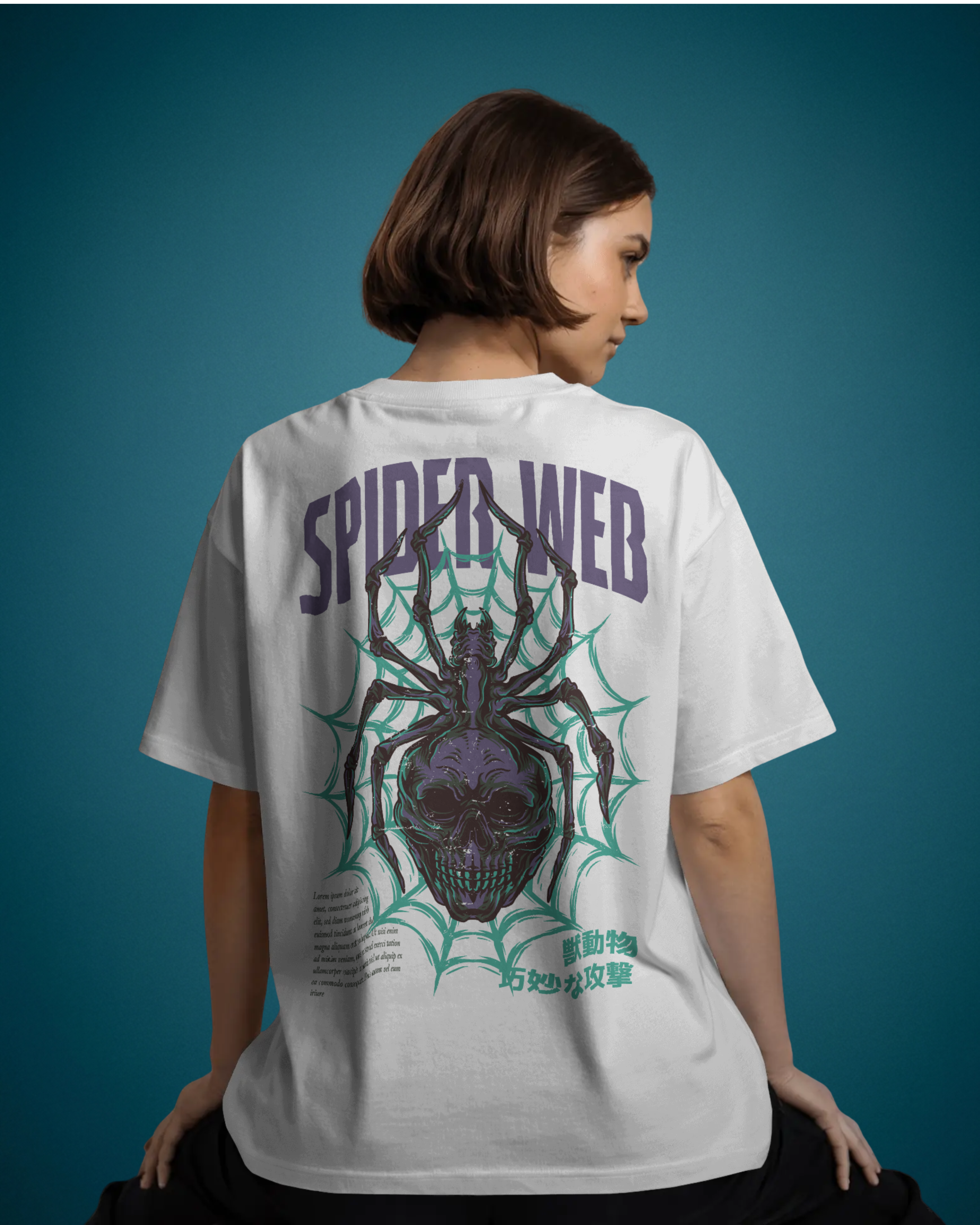 SPIDER WEB Tshirt (White)