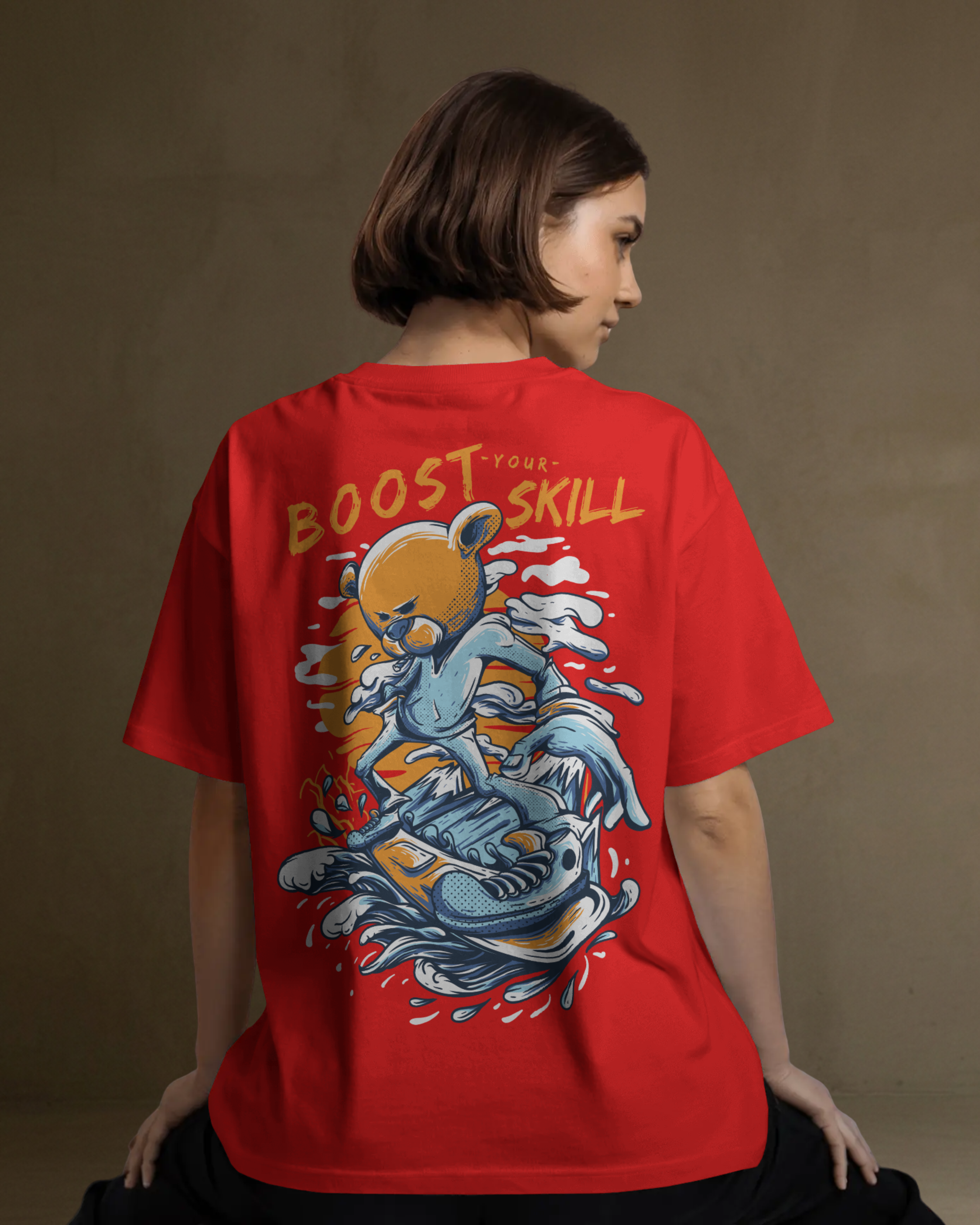 BOOST SKILL Tshirt (Red)