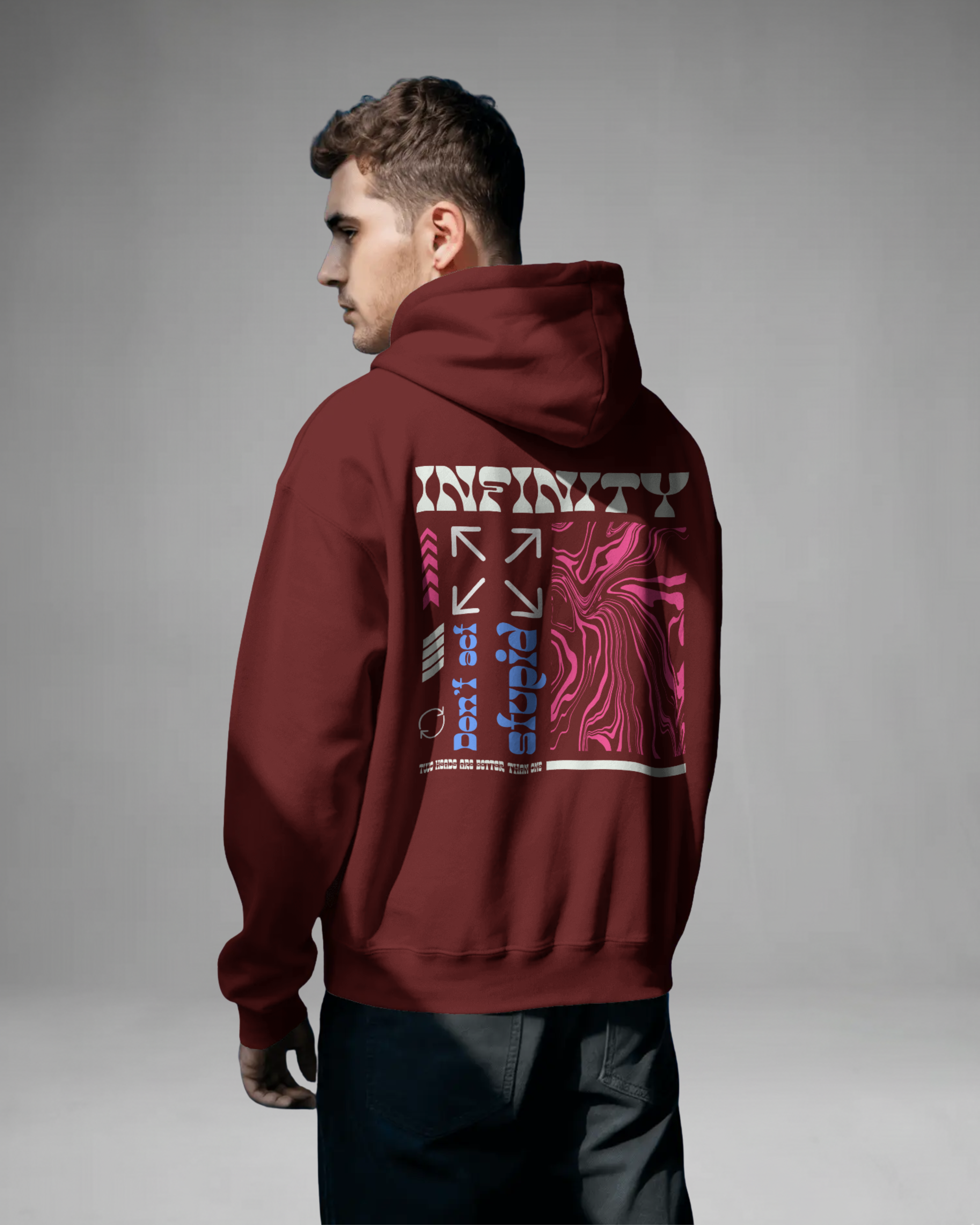 INFINITY  Hoodie (Maroon)