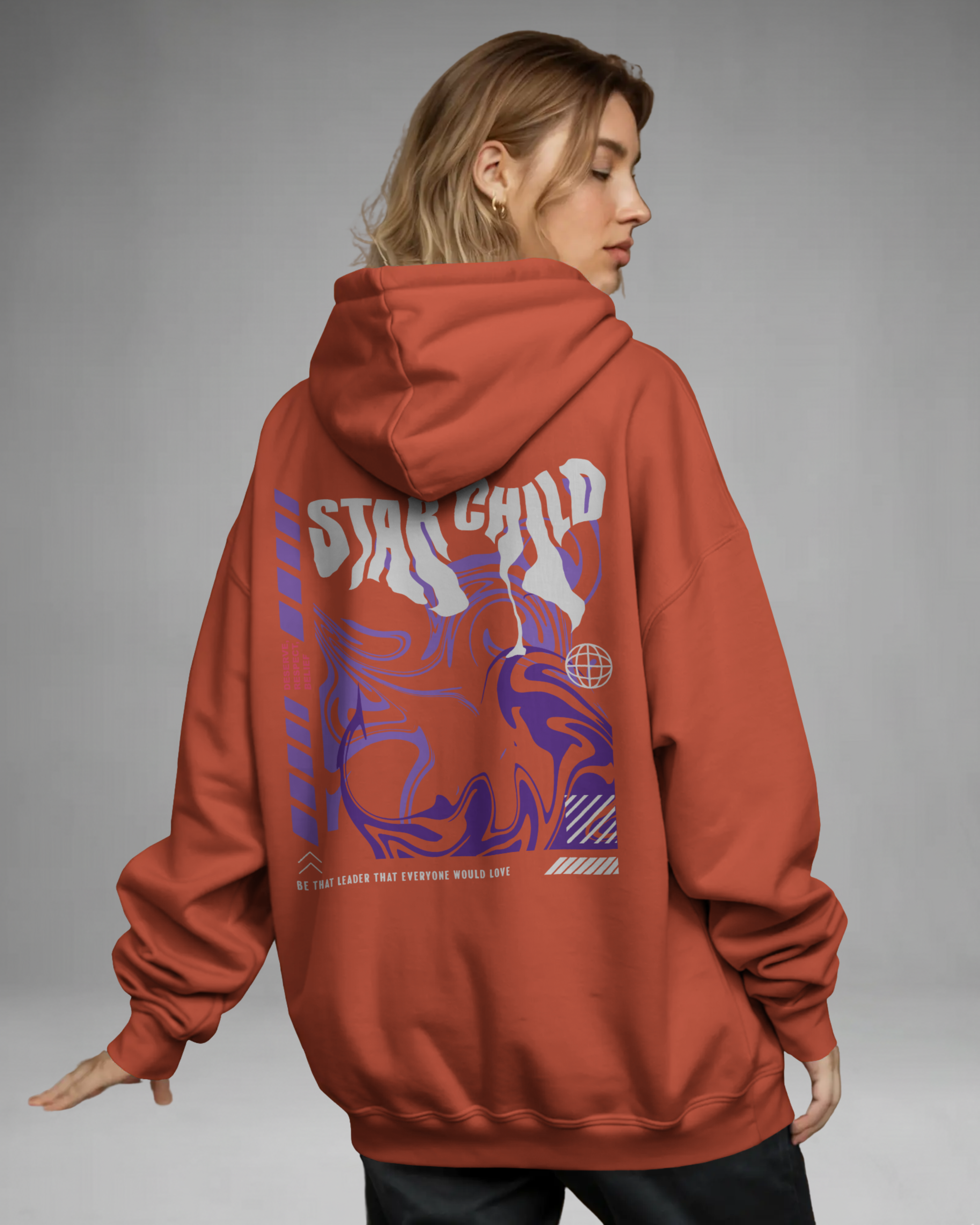 STAR CHILD Hoodie (Orange)