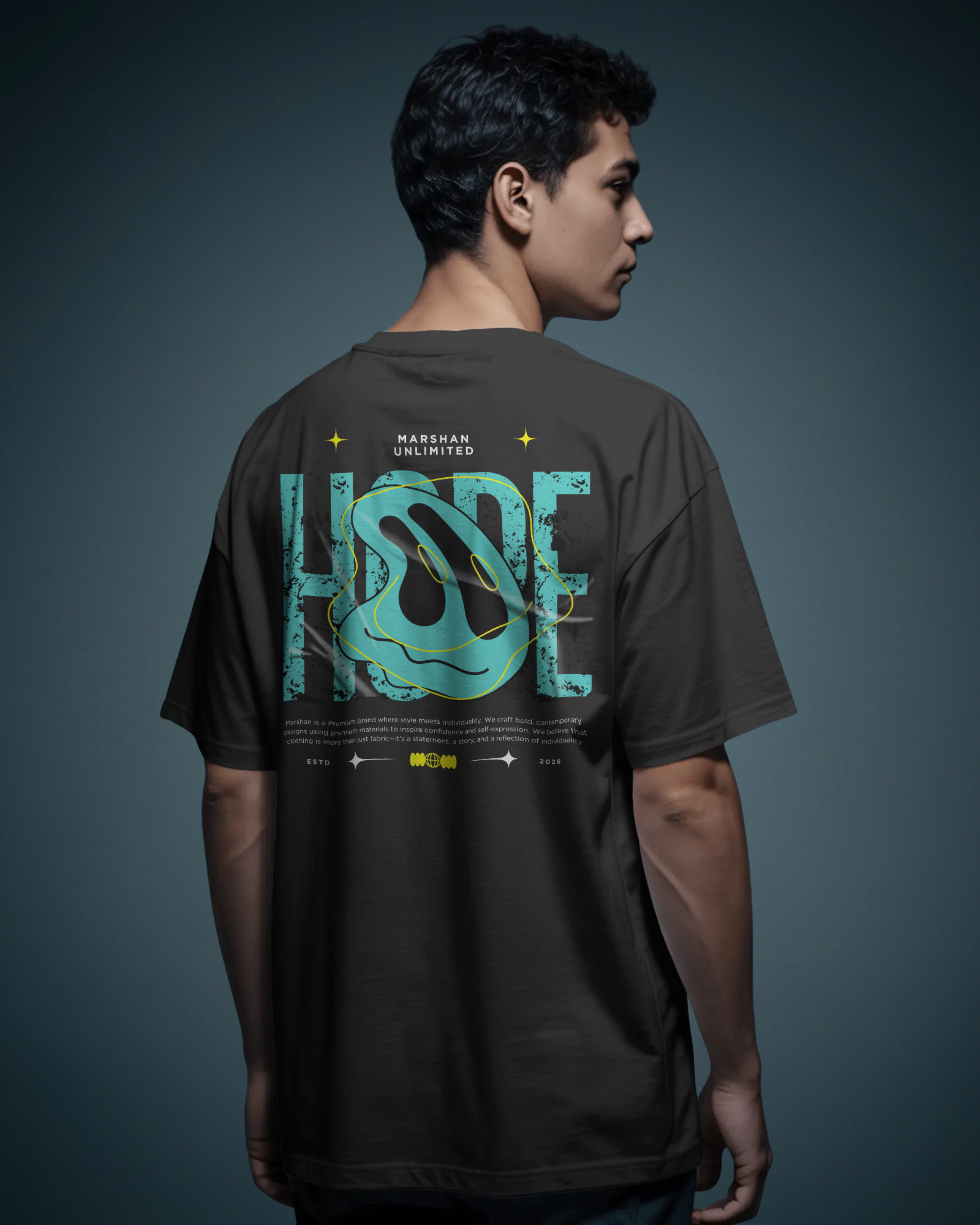HOPE Oversize Tshirt (Black)