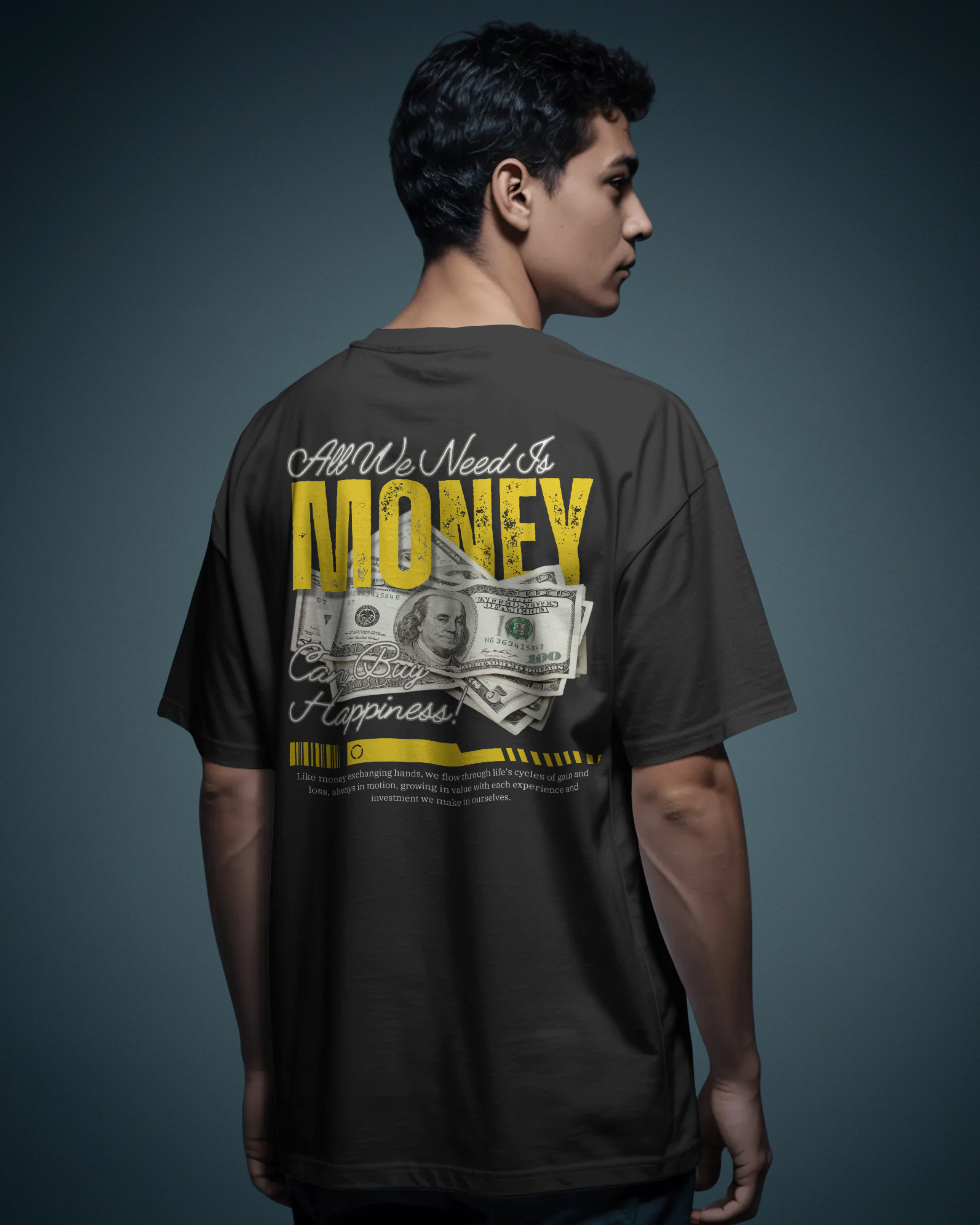 MONEY Oversize Tshirt (Black)