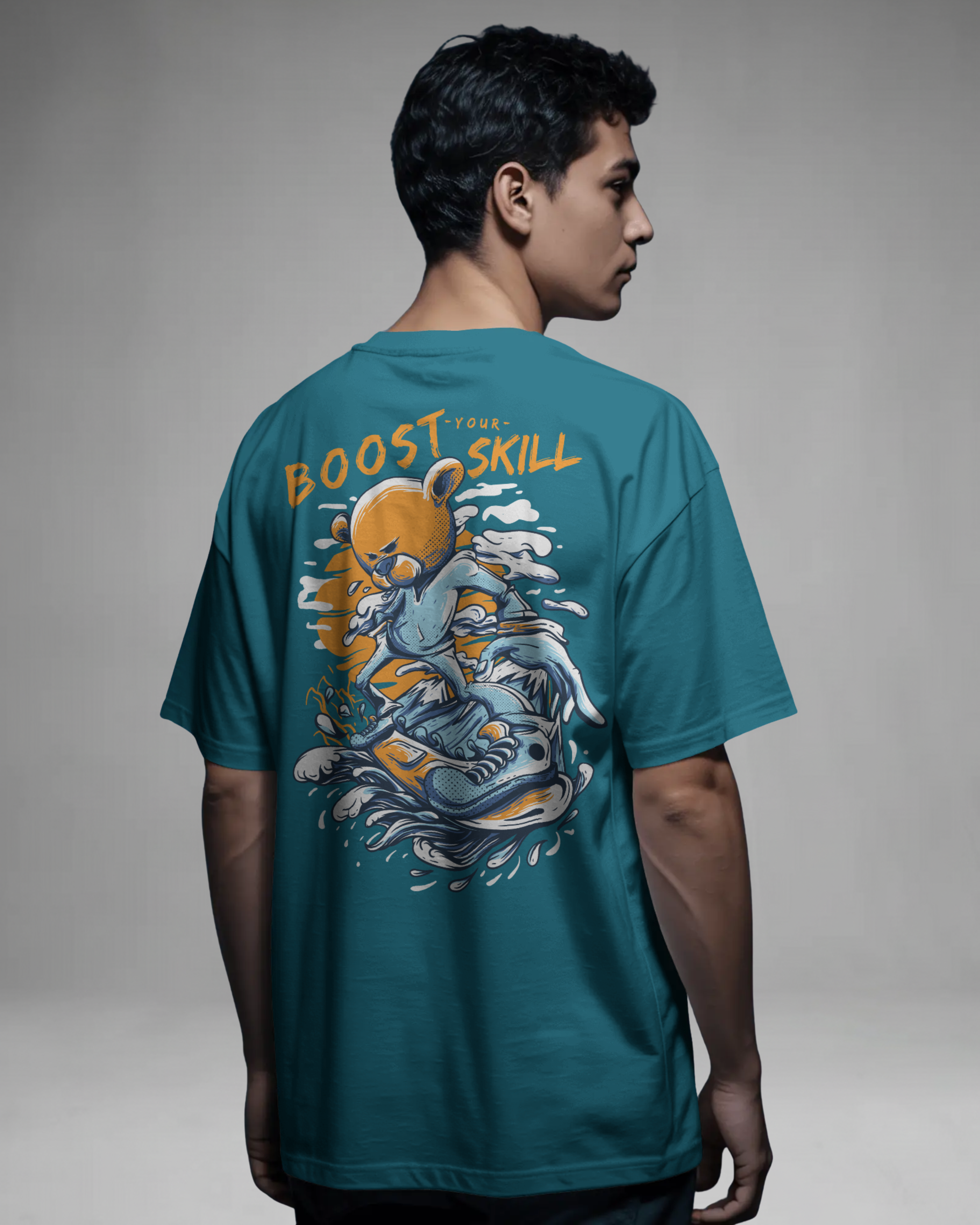 BOOST SKILL Tshirt (Vrystal Teal)