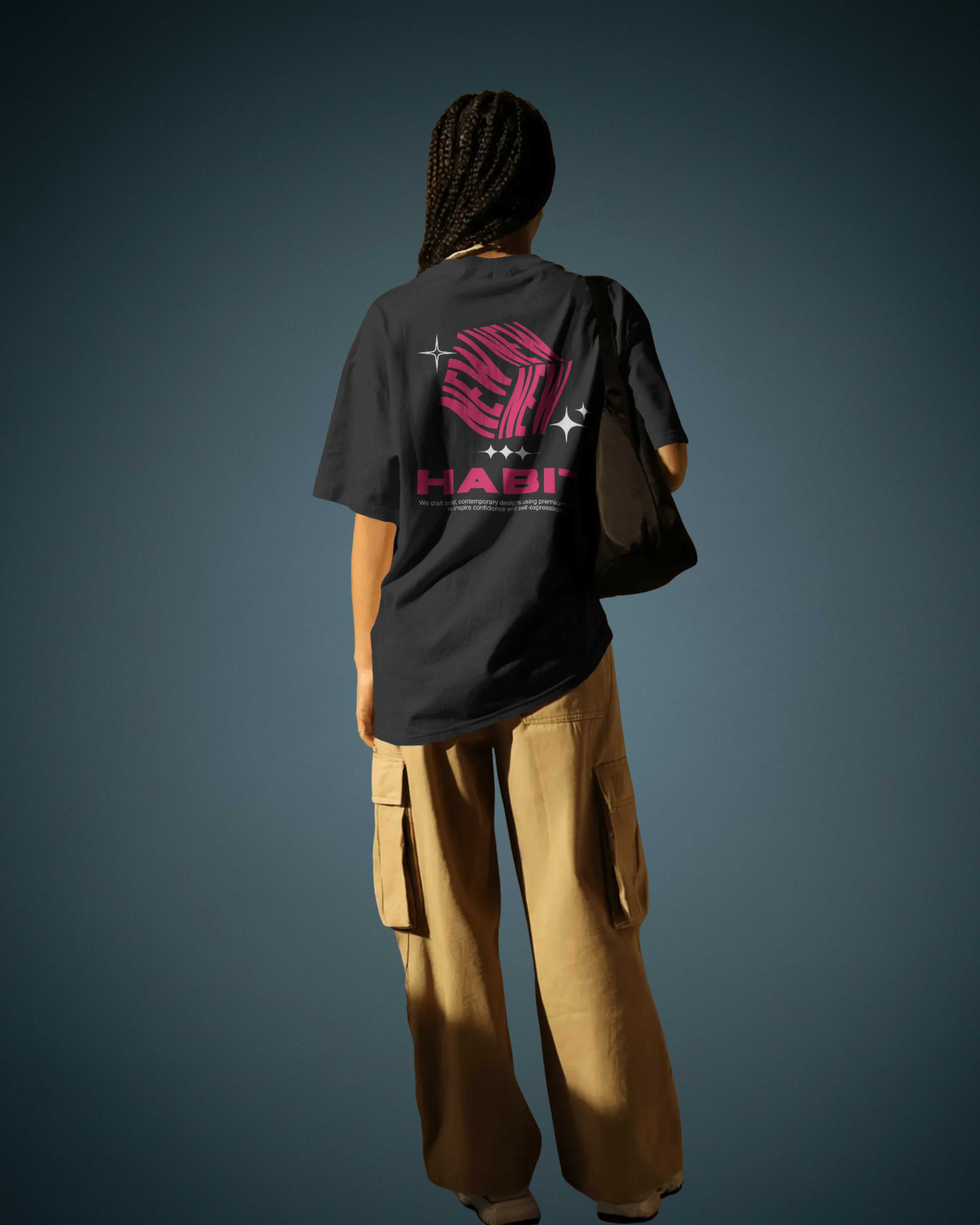 HABIT Oversize Tshirt (Black)