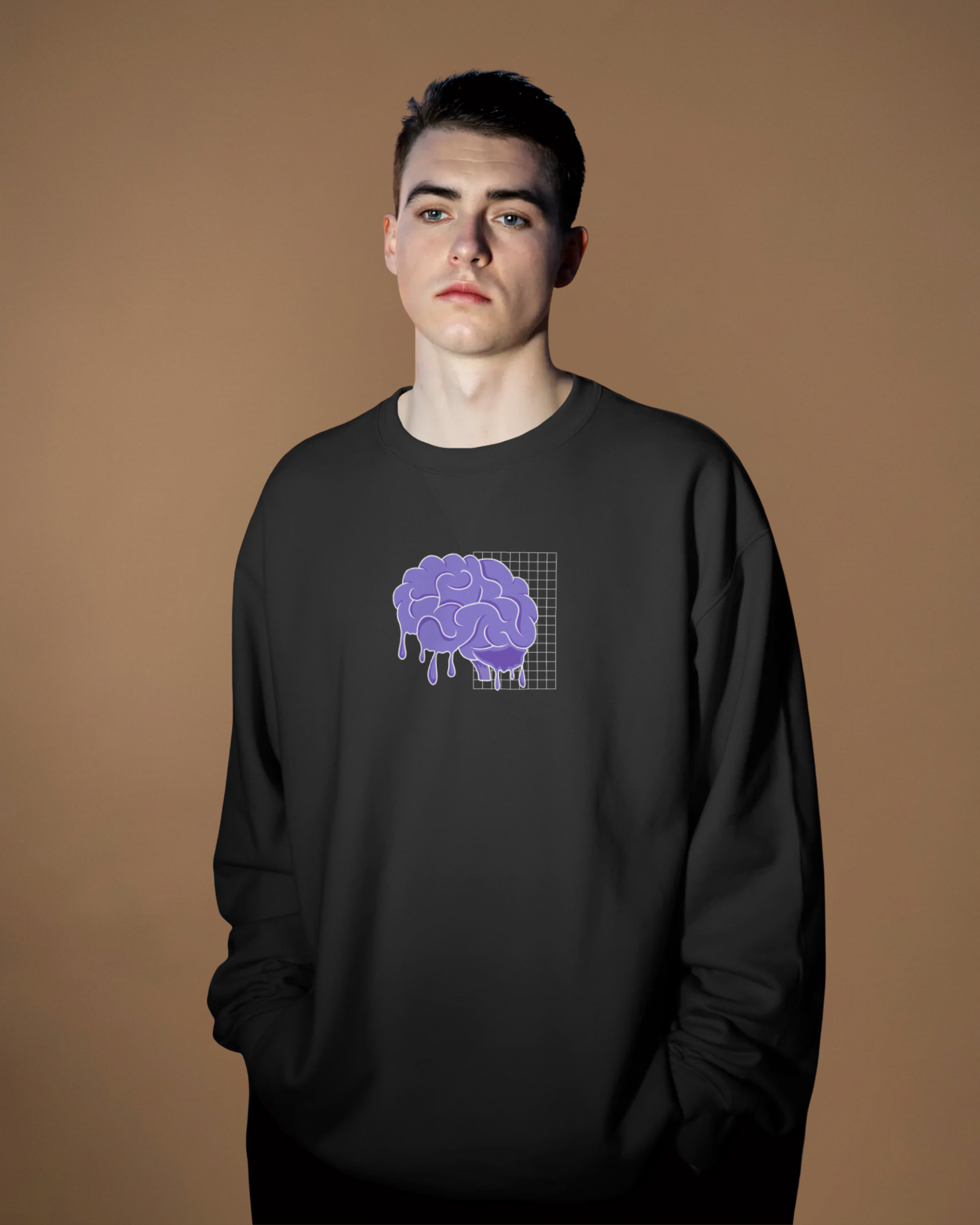 BRAIN DAMAGE Sweatshirt (Black)