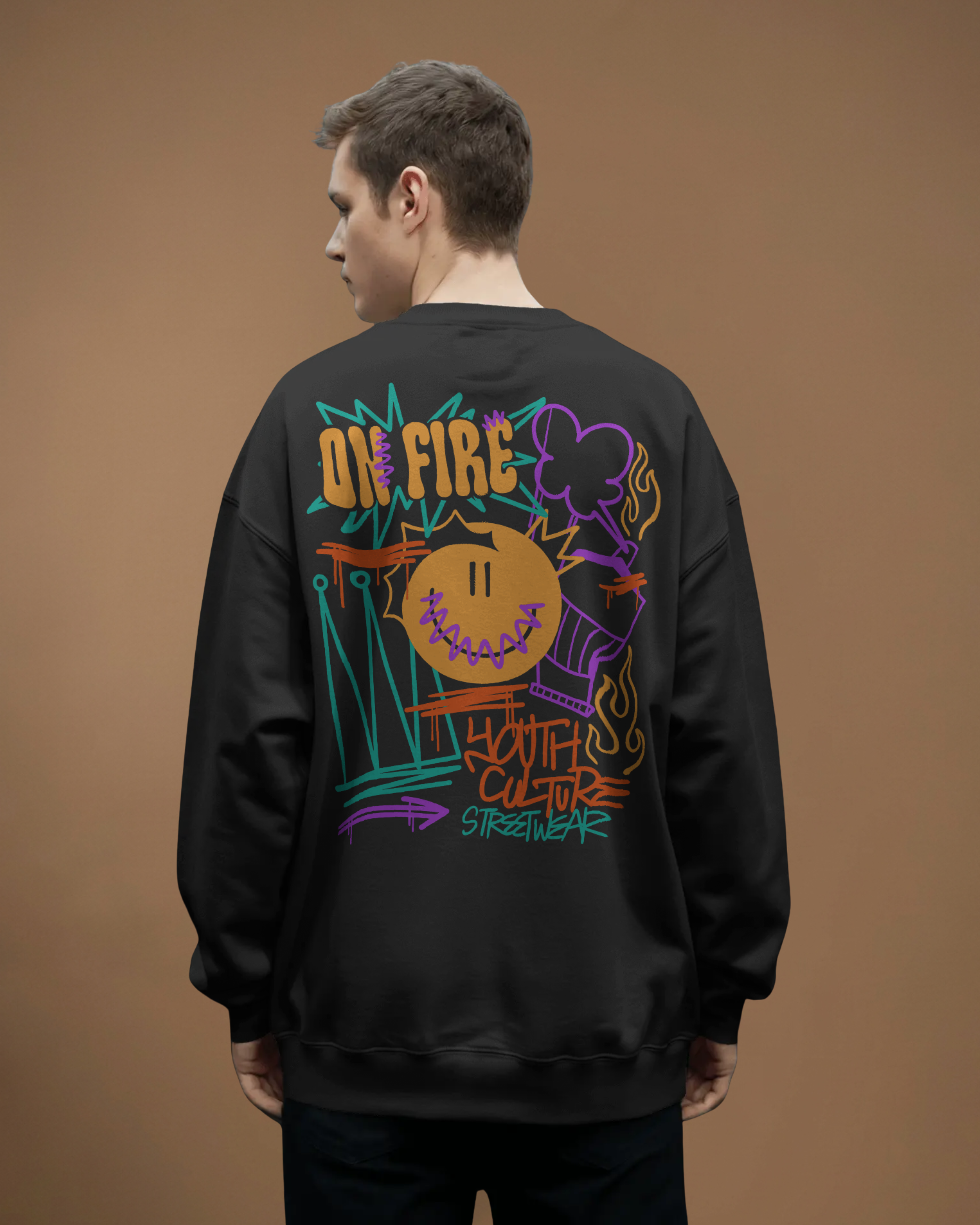 URBAN CULCURE Sweatshirt (Black)