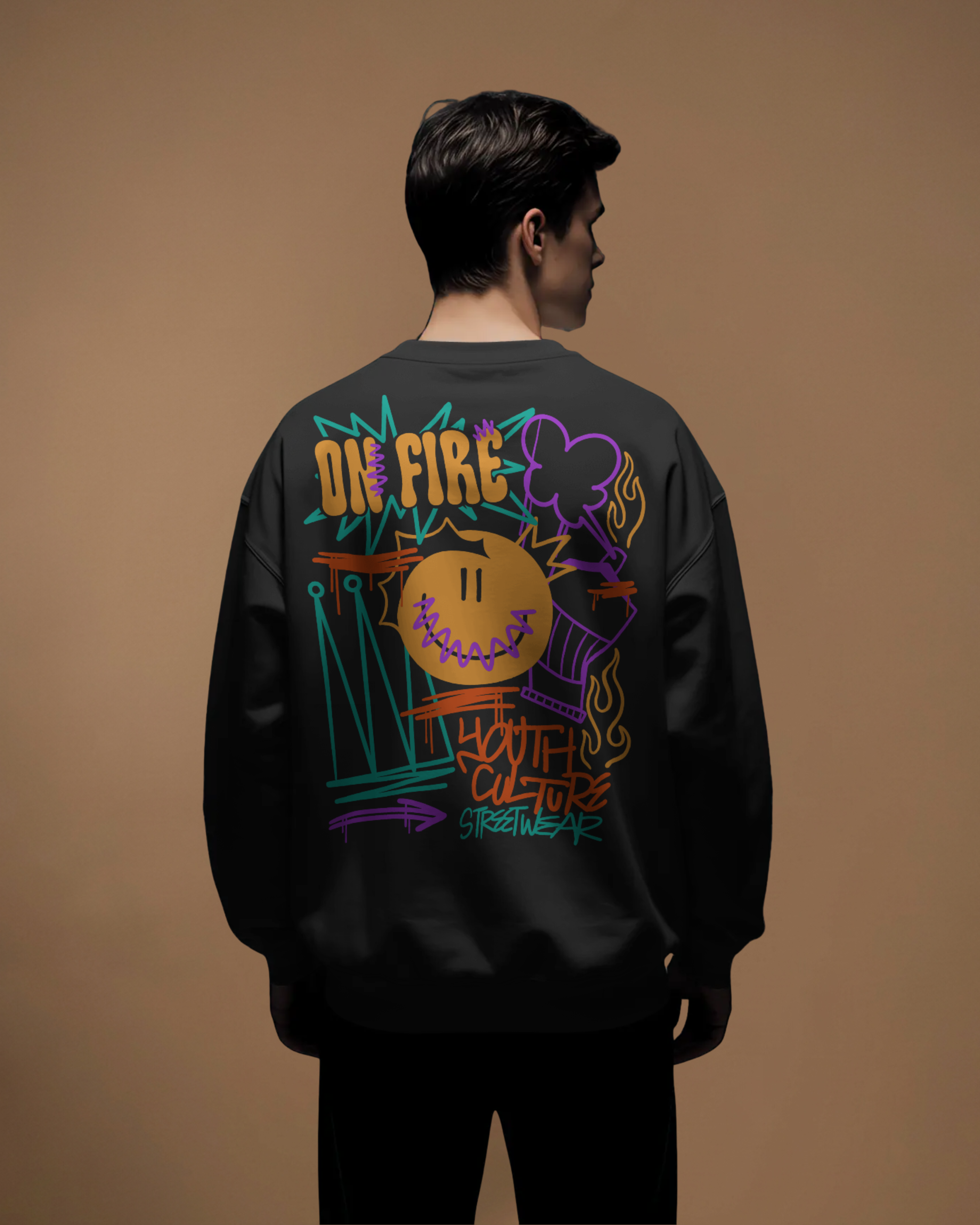 URBAN CULCURE Sweatshirt (Black)