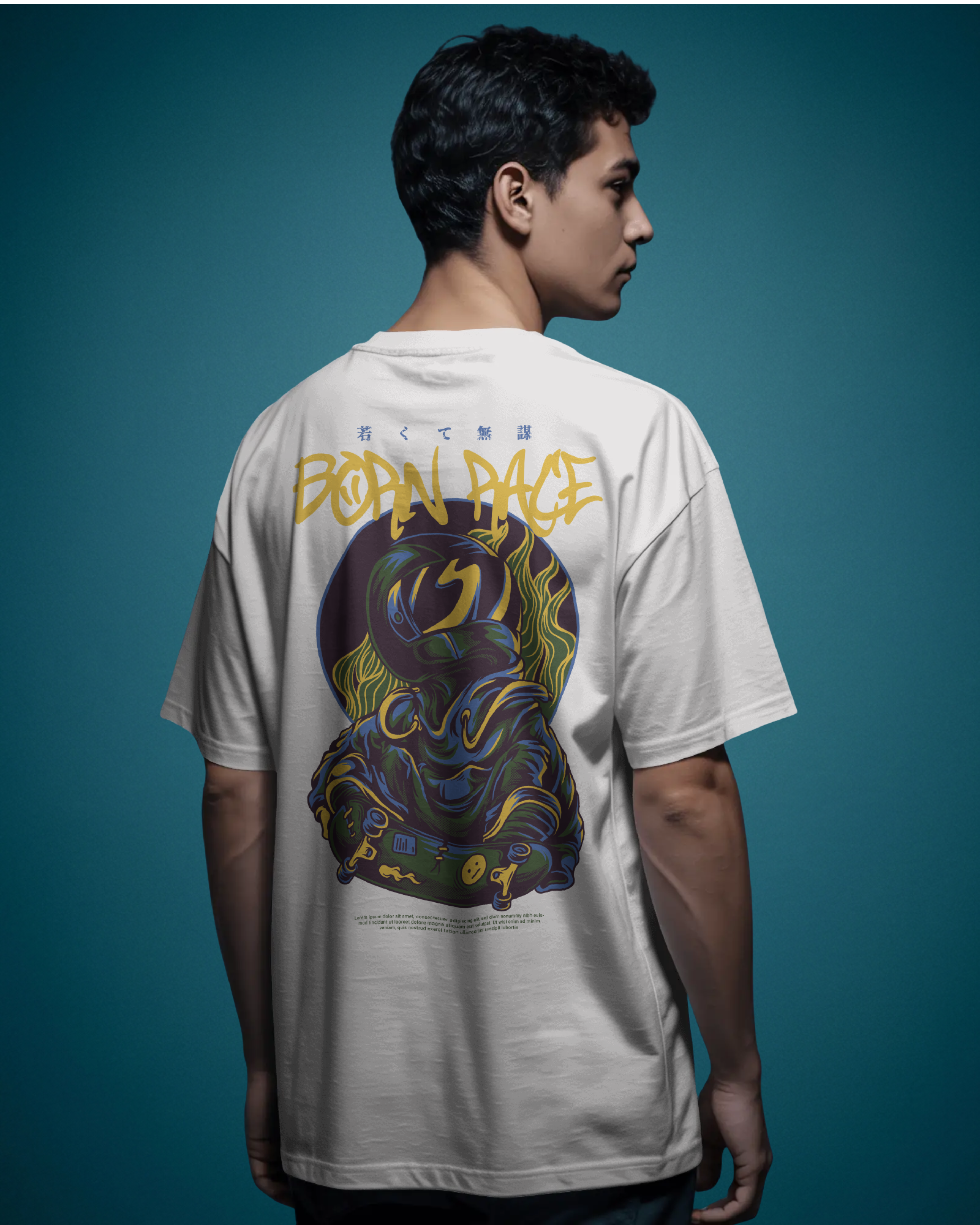 BORN RACE Tshirt (White)